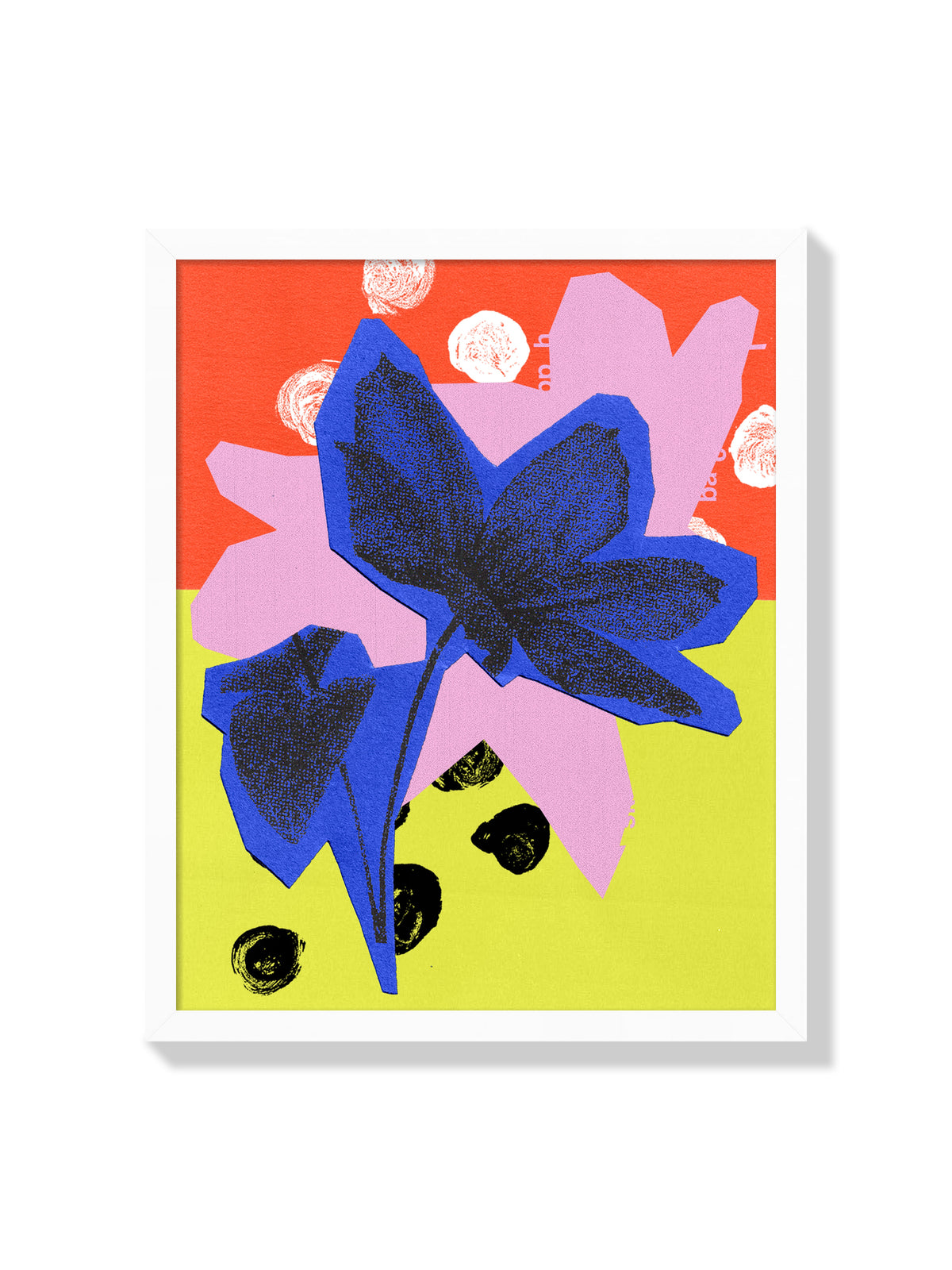 Clematis Flower - Sian Roper - White Frame |frame=White Frame|