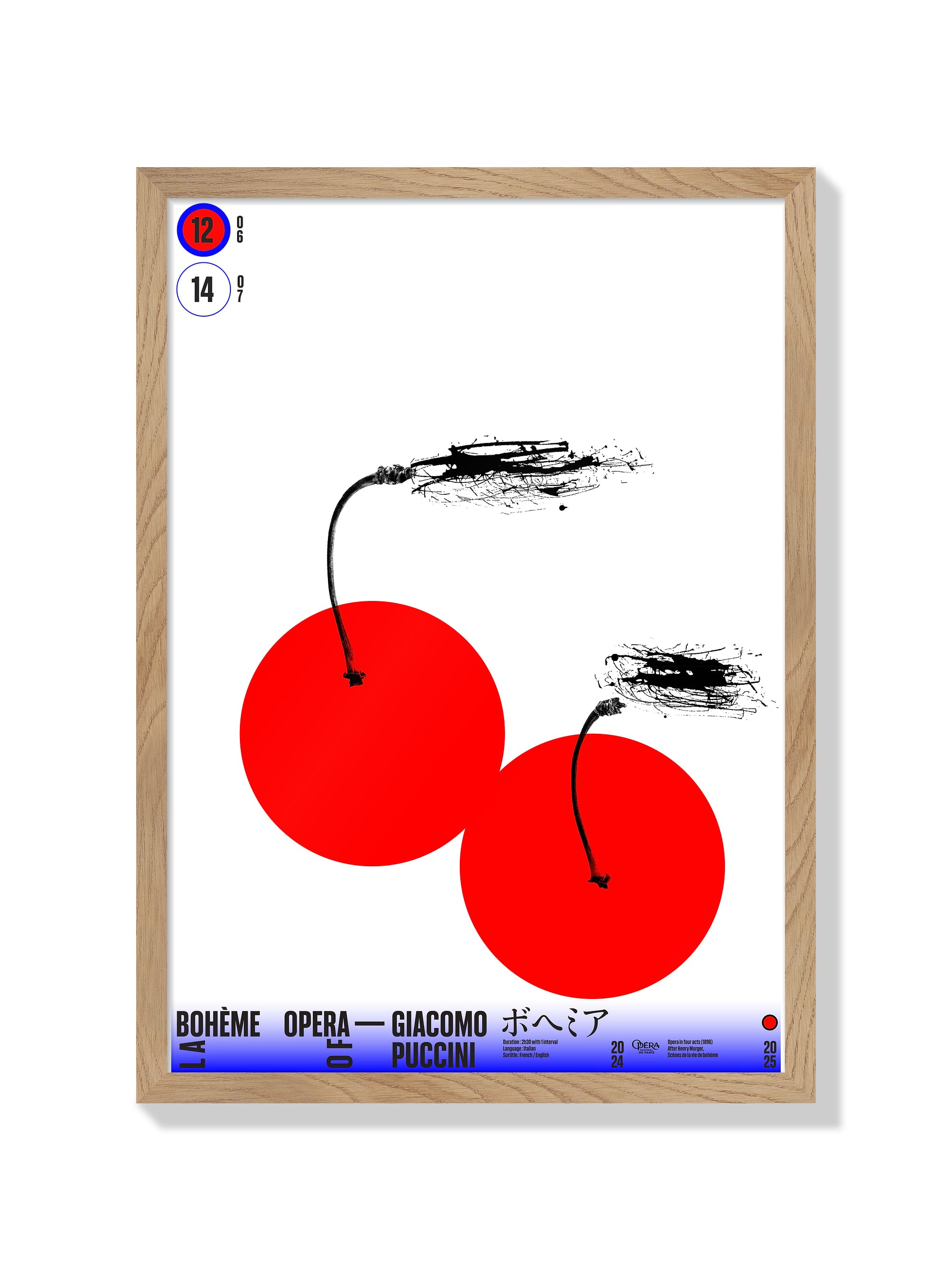 Opere La Bohème.3 - Anastasia Temirkhan - Natural Frame |frame=Natural Frame|