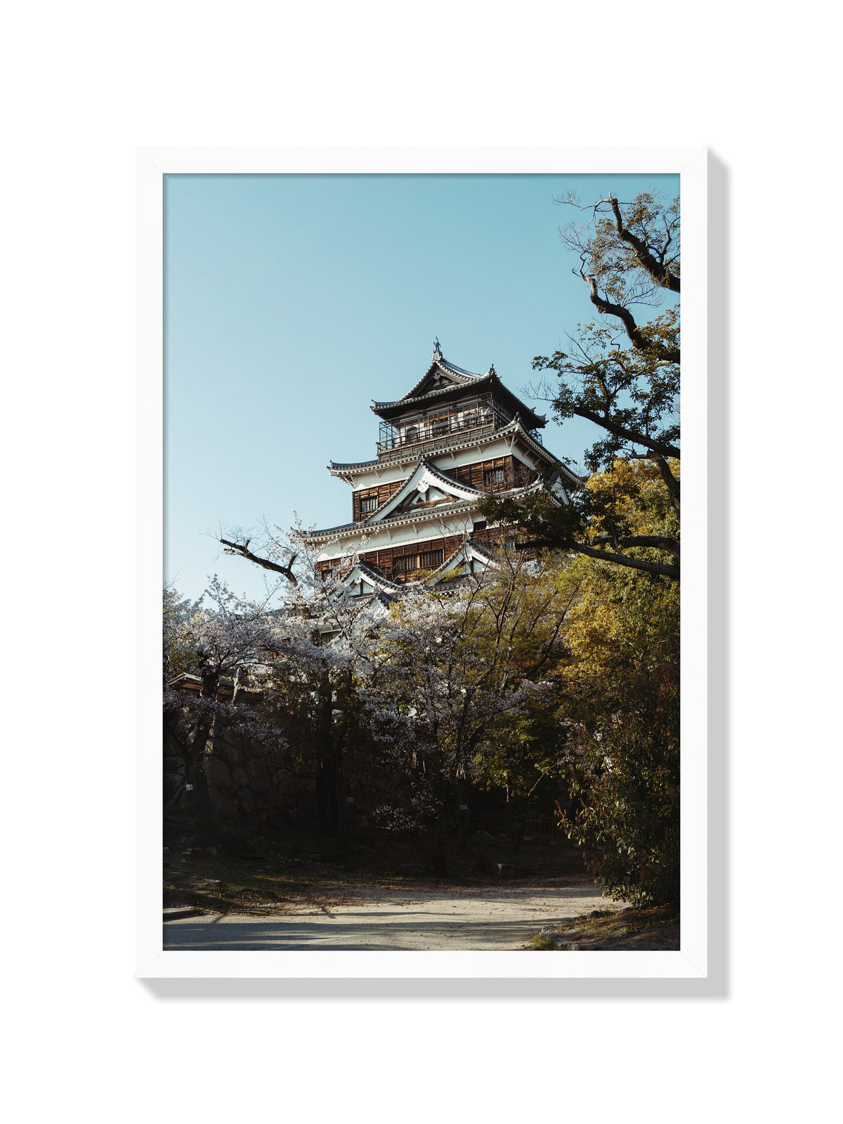 Hiroshima Castle - Jonny Gleason - White Frame |frame=White Frame|