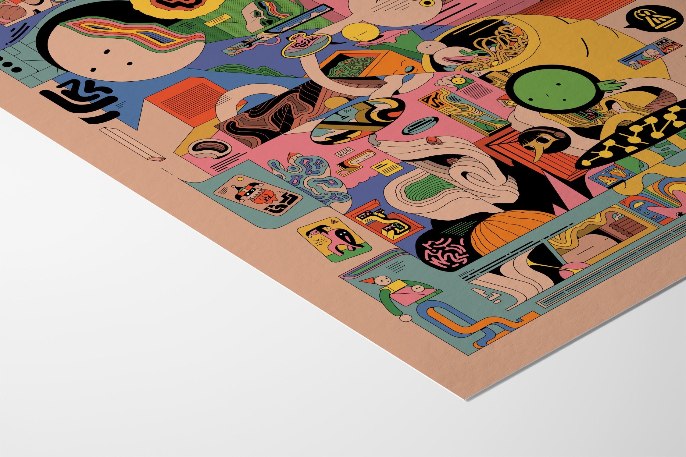 Brainjunk - Ori Toor - Fine Art Paper 200gsm |type=paper|