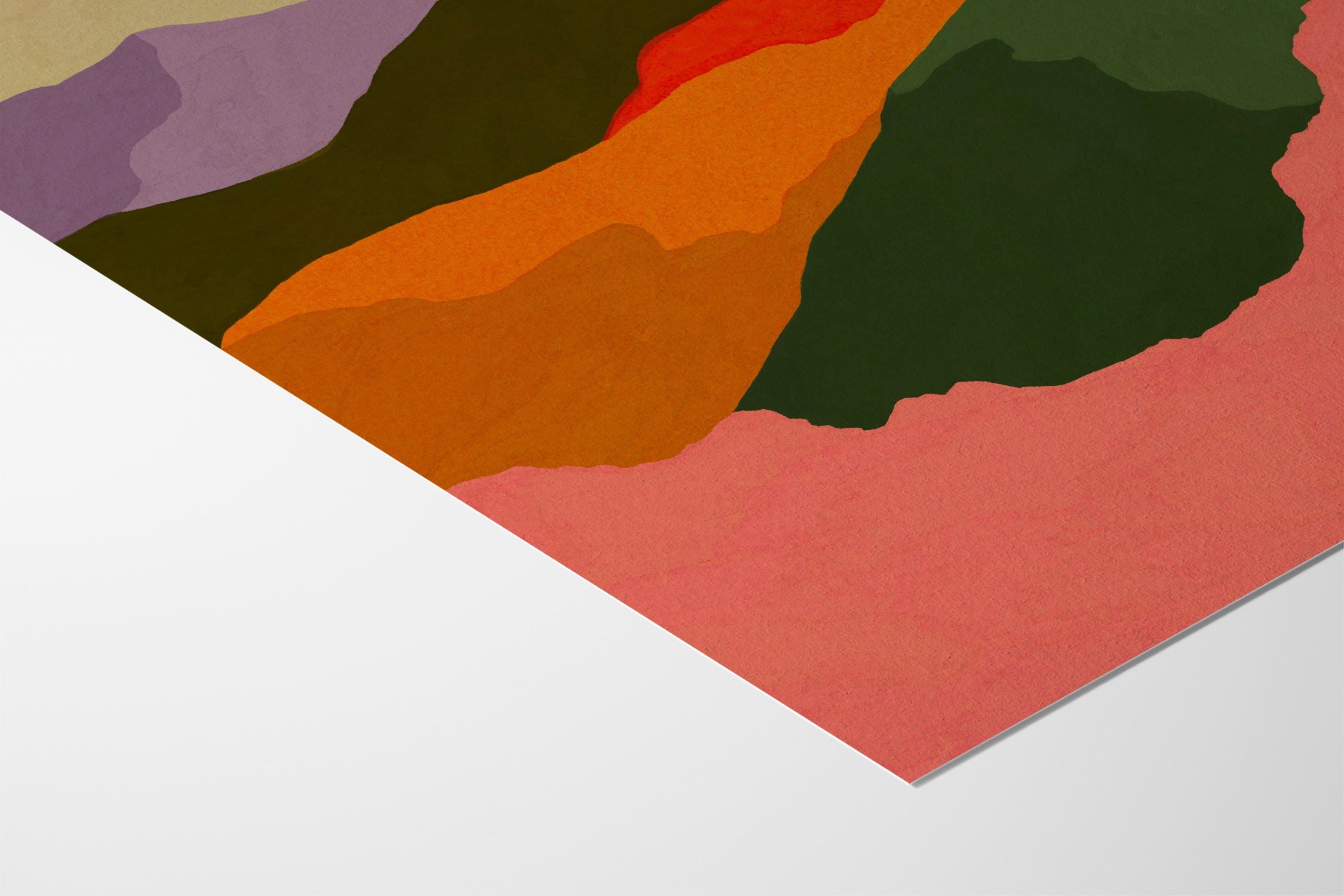 Golden Hour On The Mountains - Sophie Deller - Hahnemuhle German Etching 310gsm |type=lifestyle|