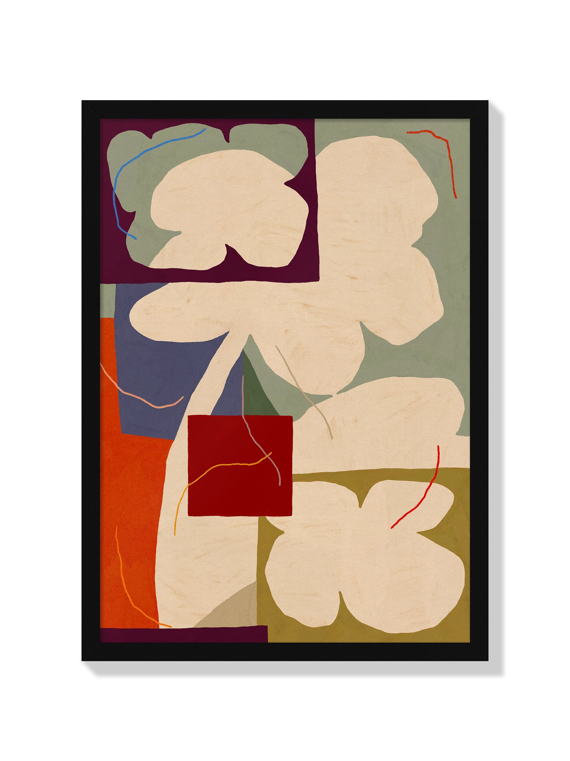 Abstract Flower (ii) - Sophie Deller - Black Frame |frame=Black Frame|