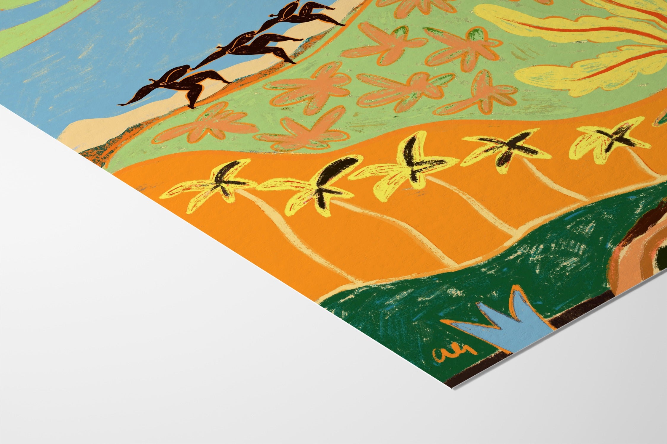 Shared Rhythm - Arty Guava - Fine Art Paper 200gsm |type=lifestyle|