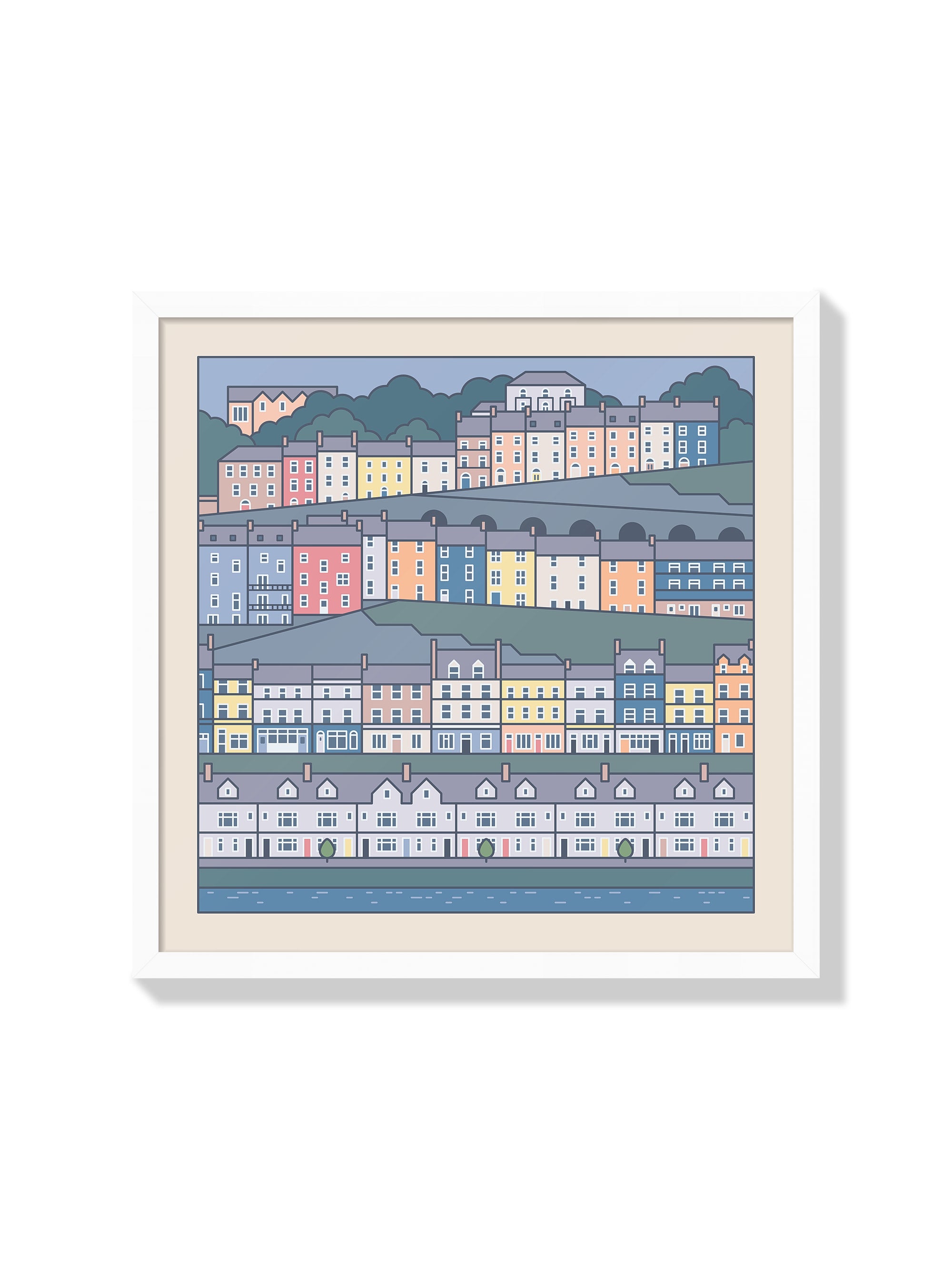 Settlements 11 – Cobh, Ireland - Rick Crane - White Frame |frame=White Frame|