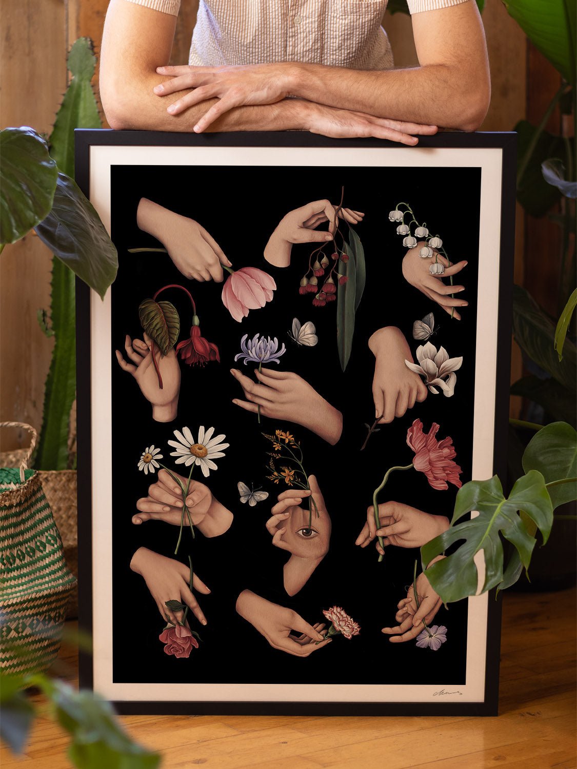 12 Ways of Holding a Flower - Chloe Shao - East Side Studio - Art Prints