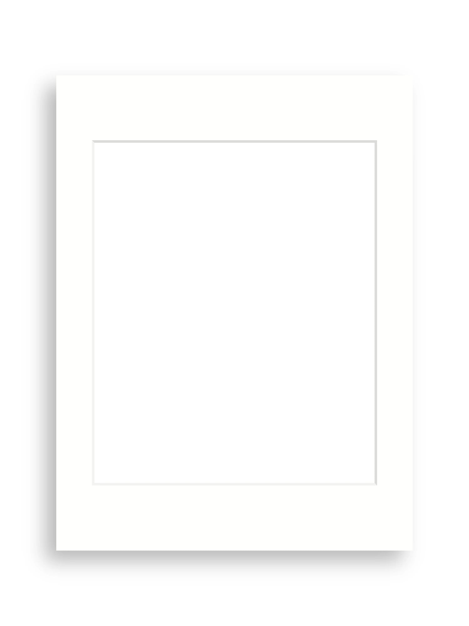 12×16" picture mount board for 10×12" artwork in Snow White