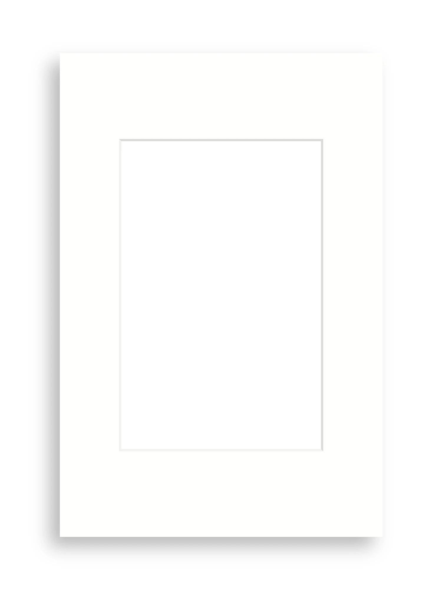 12×18" picture mount board for 8×12" artwork in Snow White