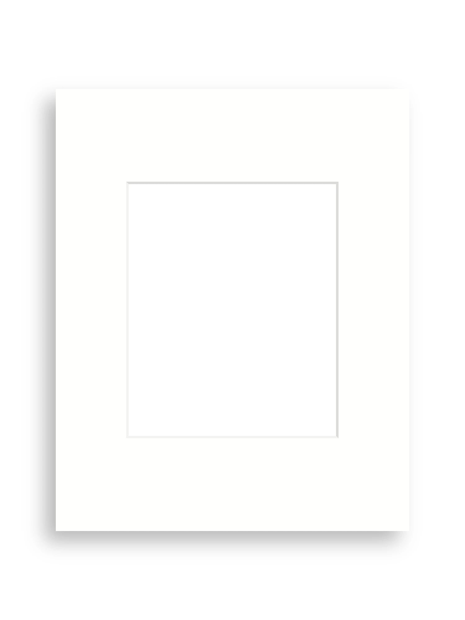 16×20" picture mount board for 10×12" artwork in Snow White