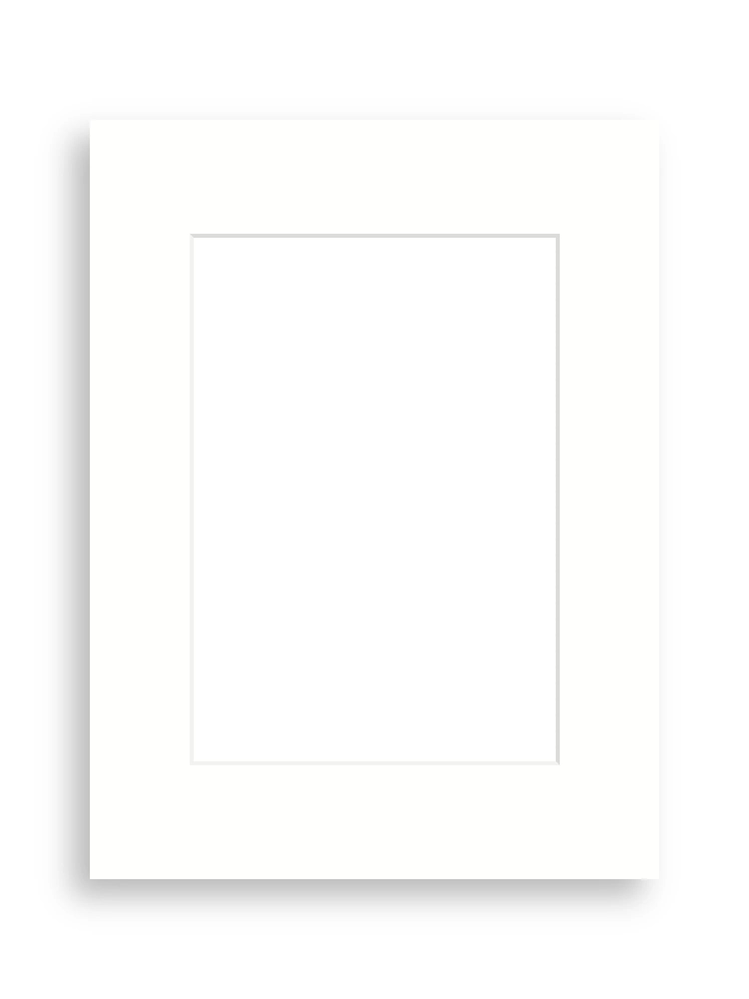 18×24cm picture mount board for 5×7" artwork in Snow White