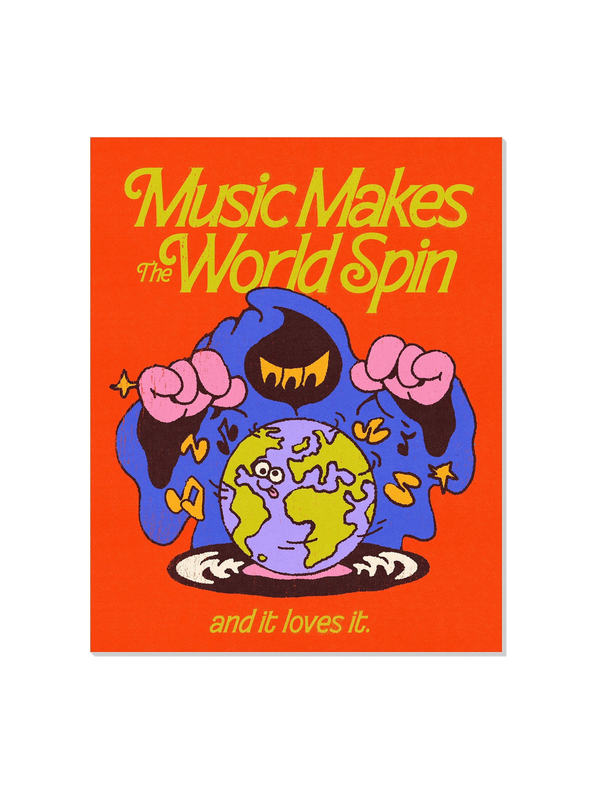 Music Makes The World Spin - My Sunbeam - Unframed |frame=Unframed|