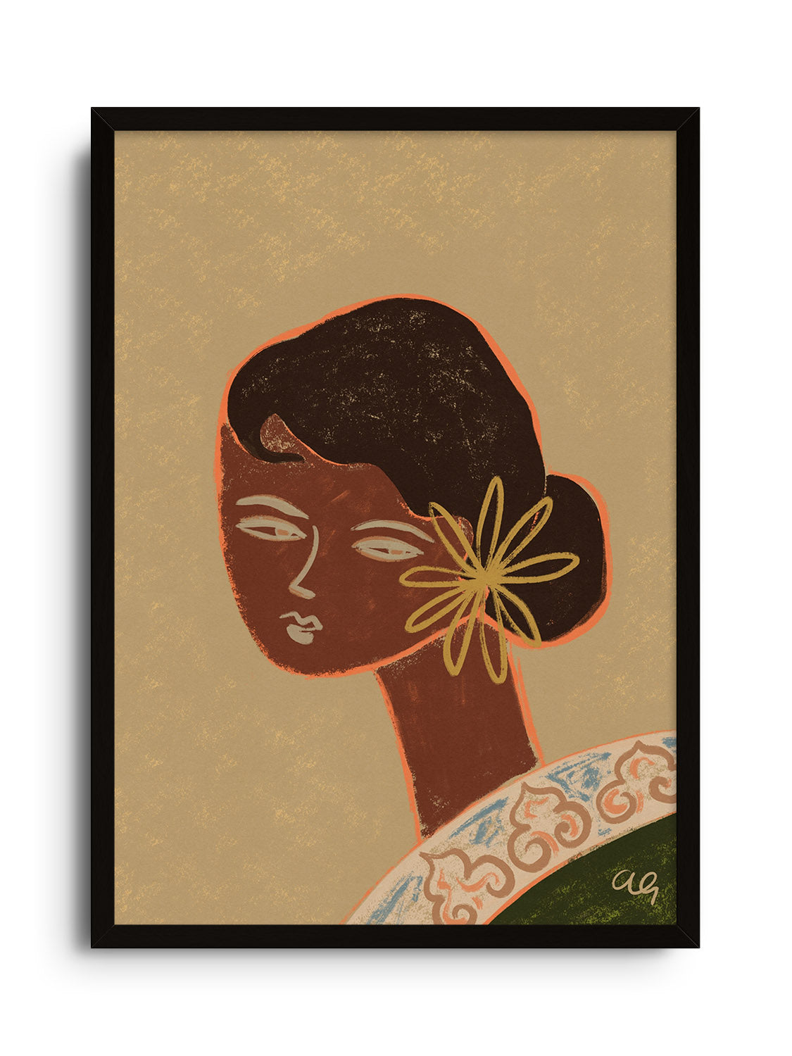 Lady In Green - Arty Guava