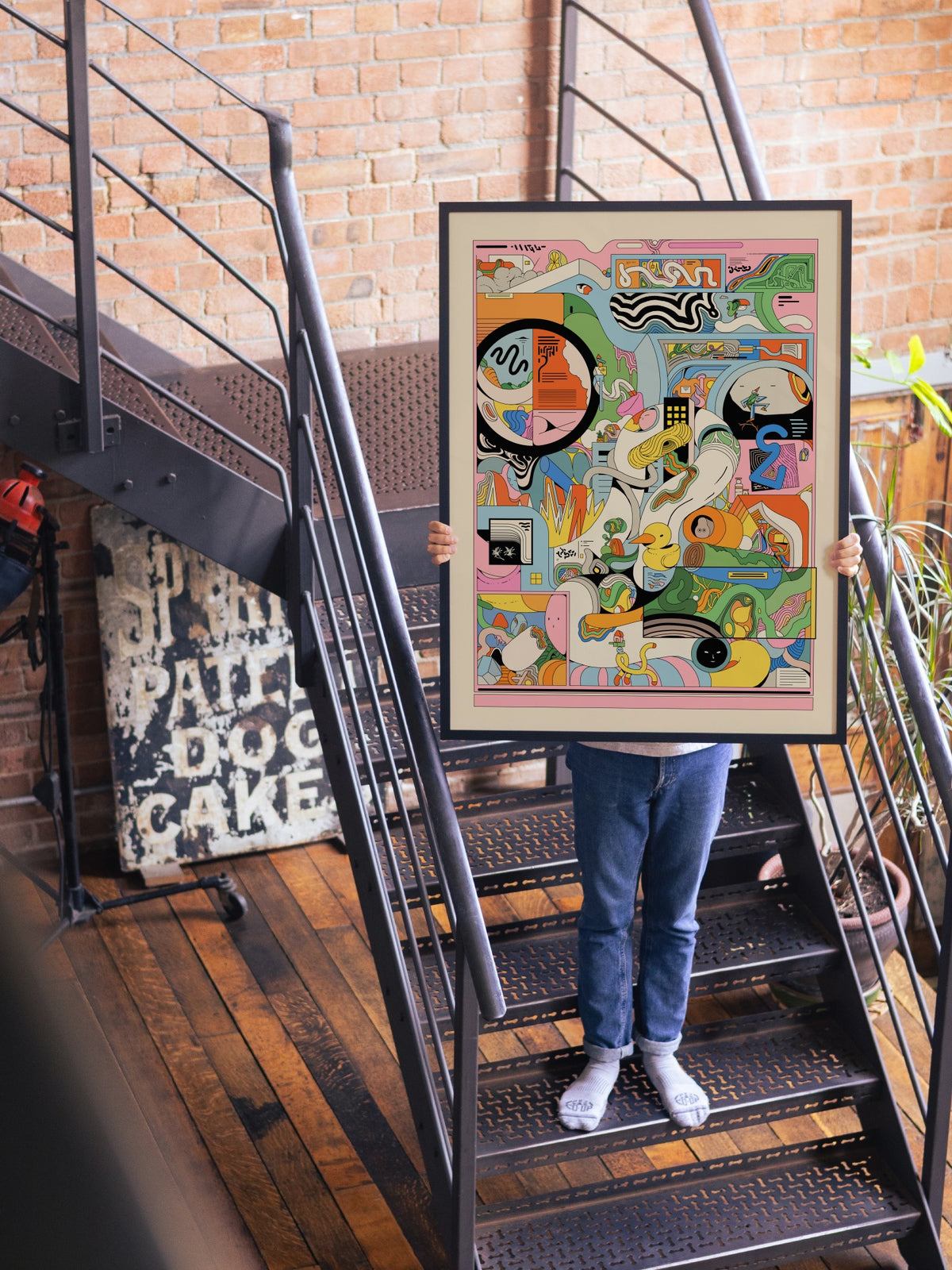 Duck Park - Ori Toor - 30x40_Black_290626 |type=lifestyle|
