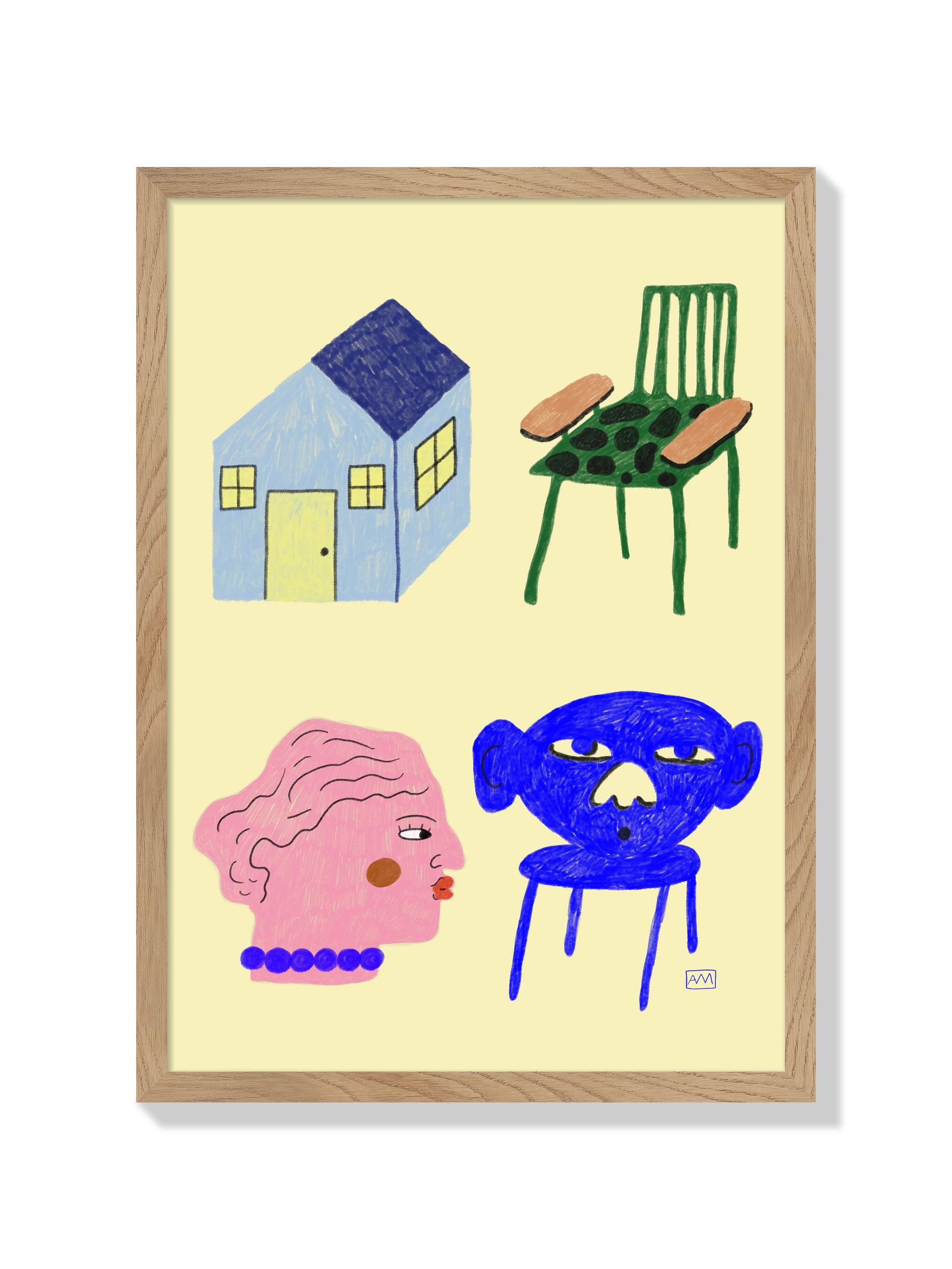 FOUR FRIENDS - projekt AM - Natural Frame |frame=Natural Frame|
