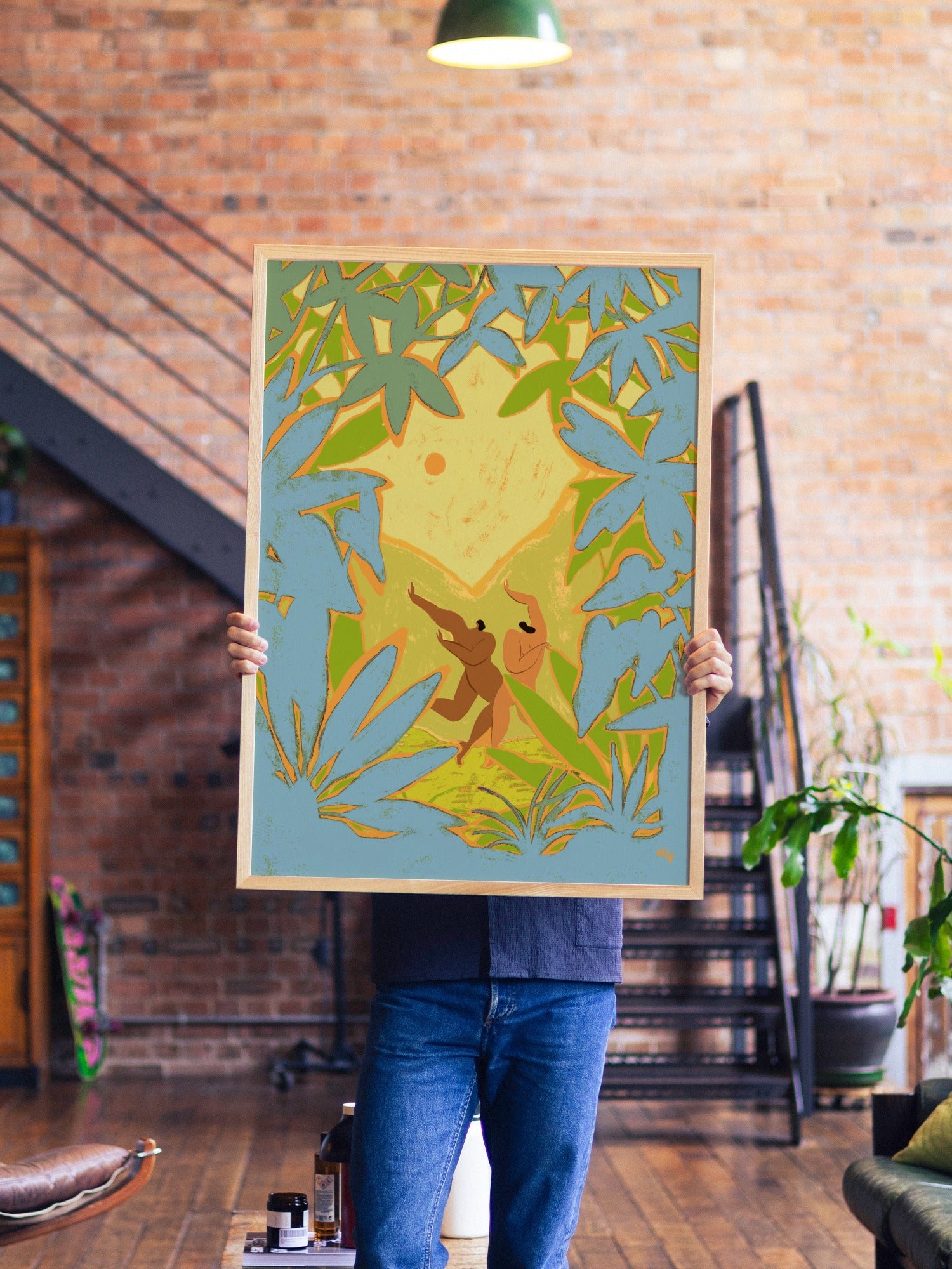 Natural State - Arty Guava - A1 - Natural Wood Frame |type=lifestyle|