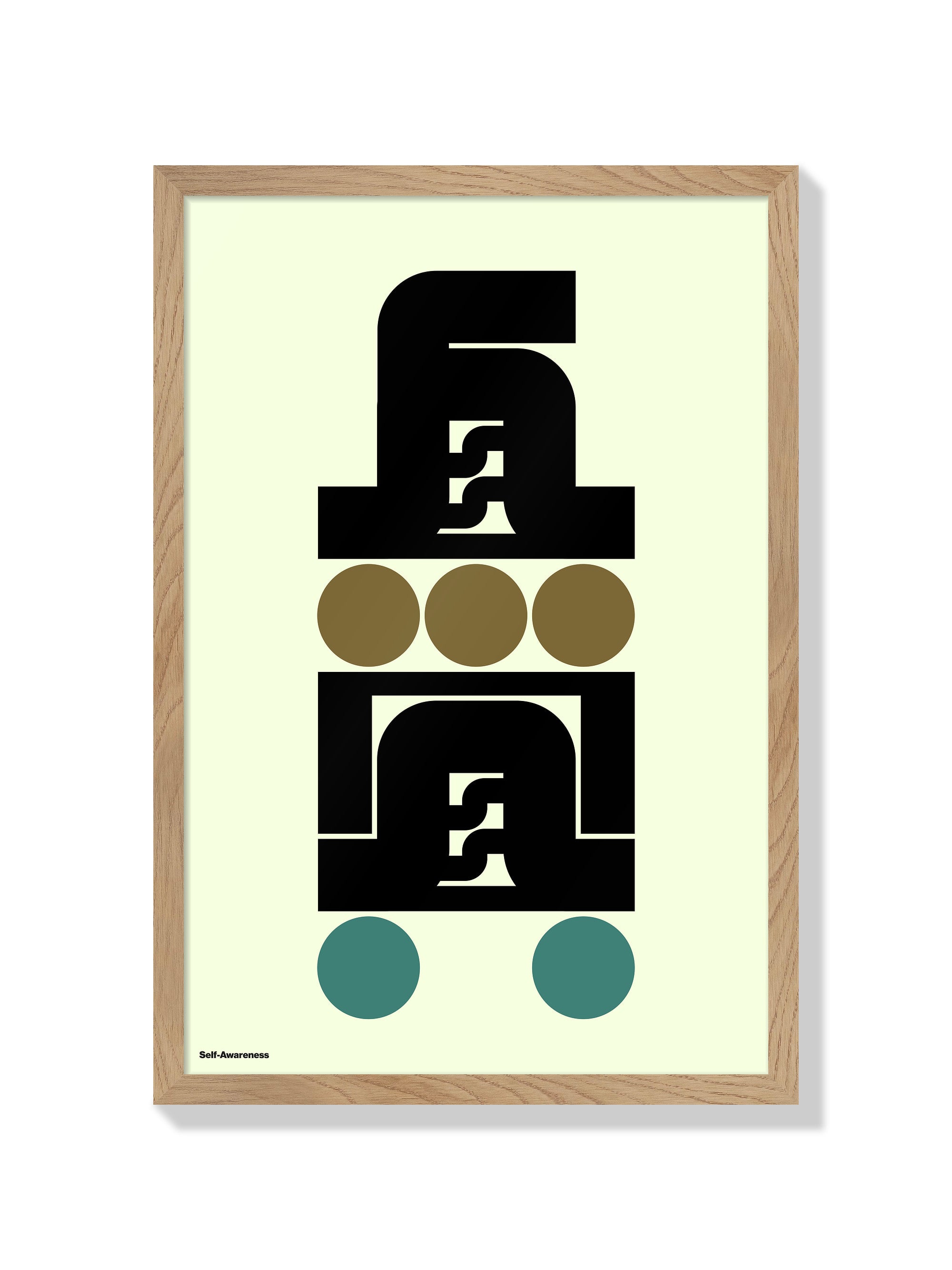 "自覚#1 (Self-Awareness) by Kenichi Minami fine art print in Natural Frame" |frame=Natural Frame|