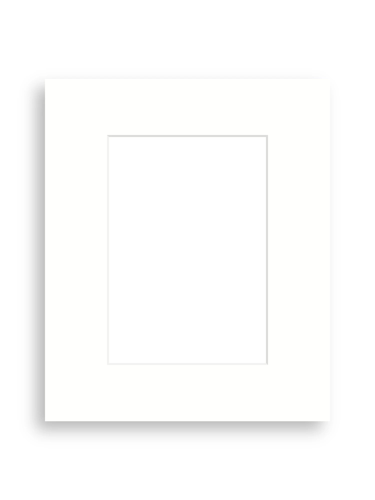 20×24" picture mount board for A3 artwork in Snow White