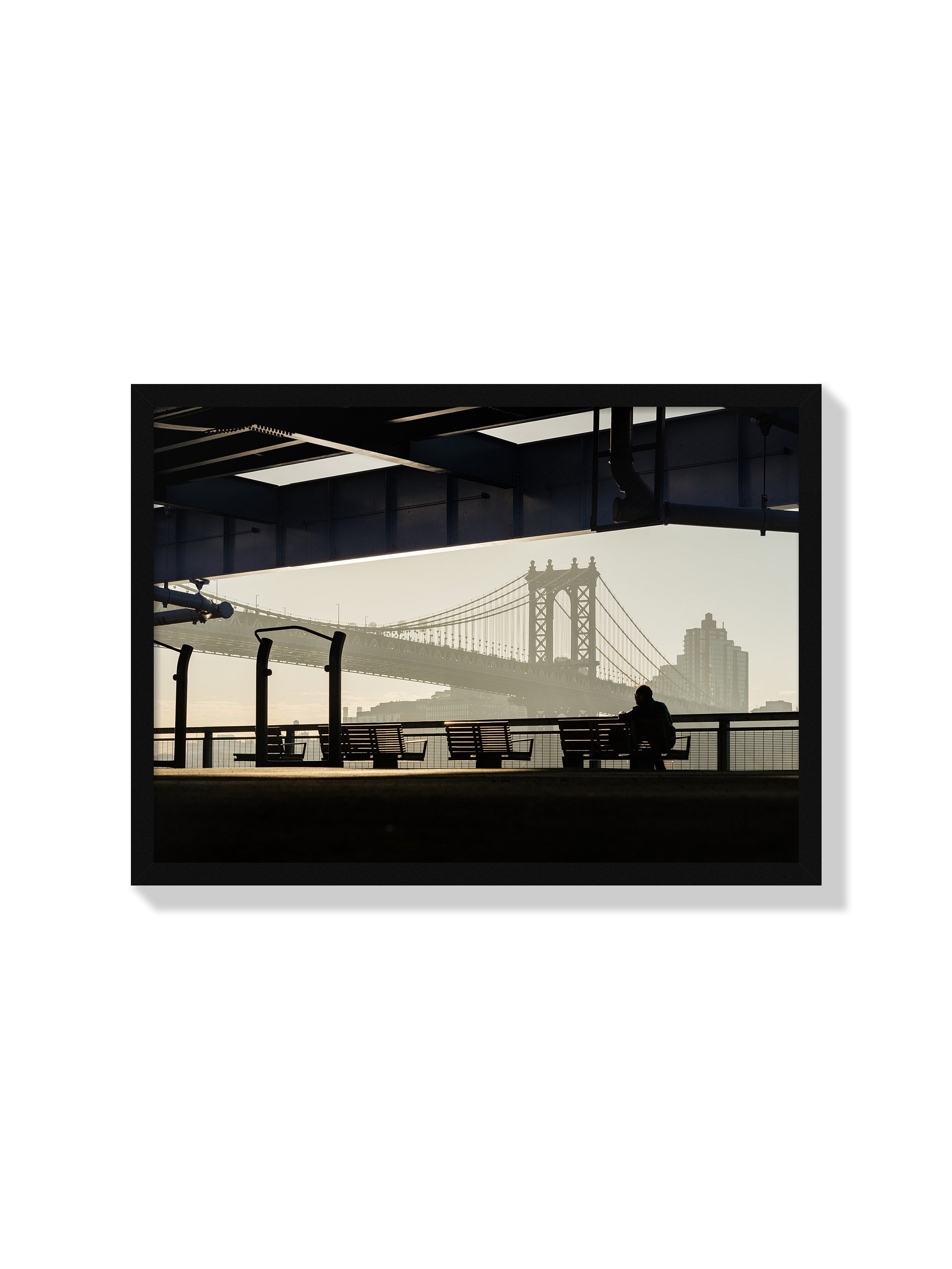 East River Morning - Cordula Schaefer - Black Frame |frame=Black Frame|