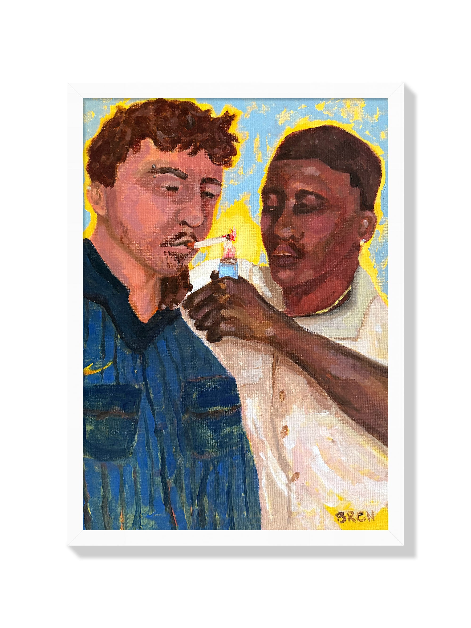 Ciggy Break - Scared of Moths - White Frame |frame=White Frame|