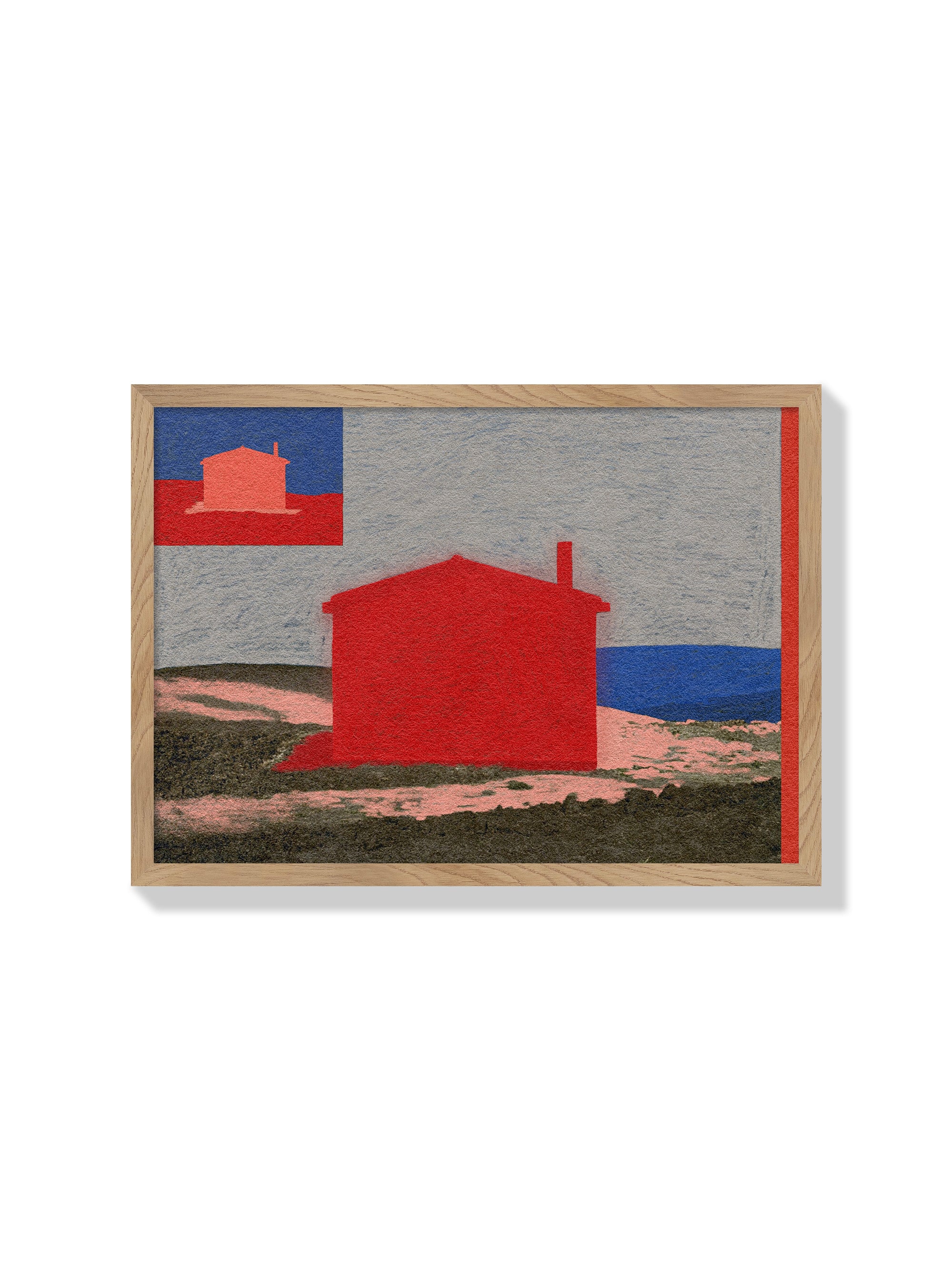 Remake Of Mario Cresci's Stigliano - Sophie Deller - Natural Frame |frame=Natural Frame|