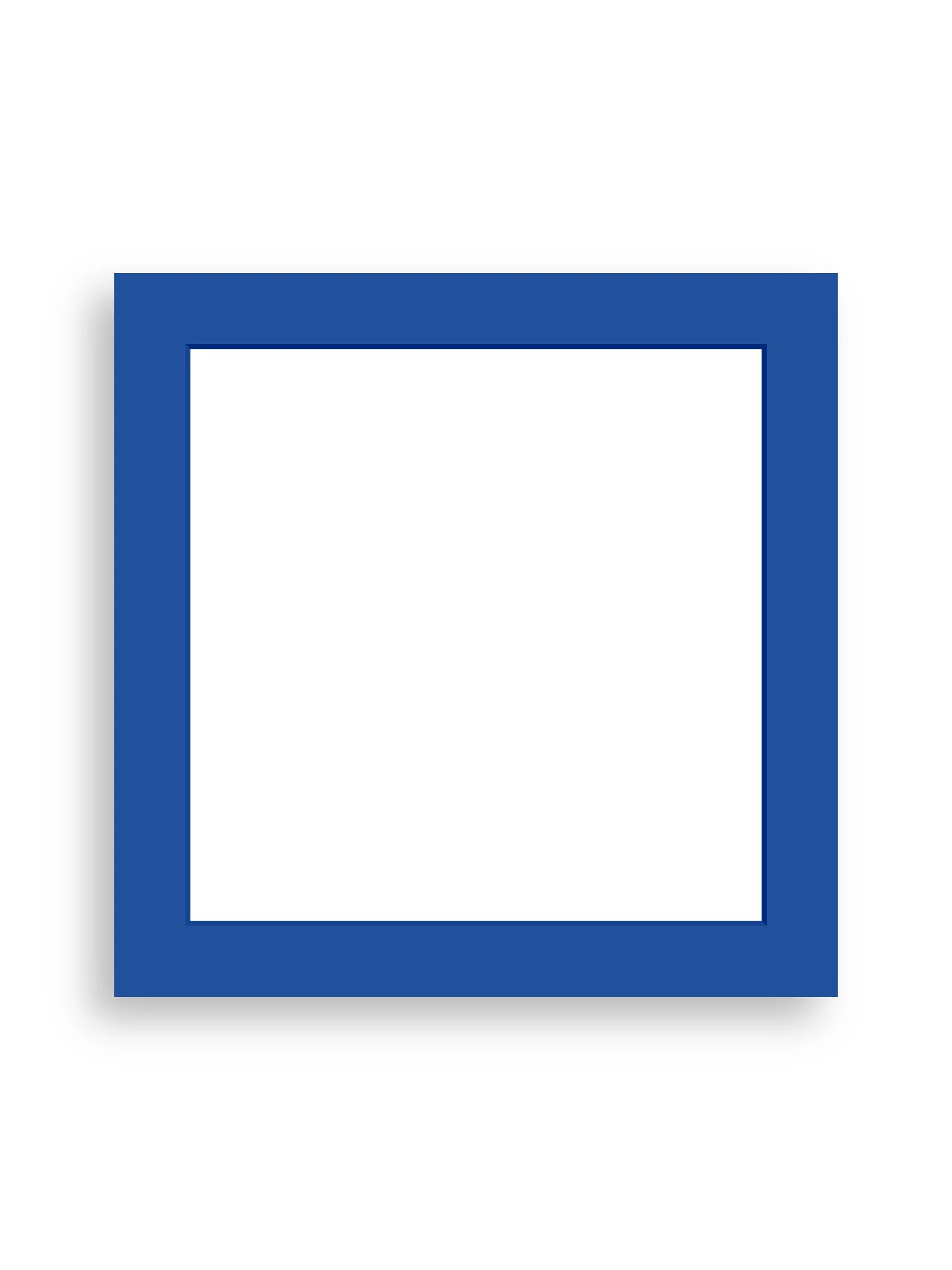 24×24" picture mount board for 50×50cm artwork in Azure Blue