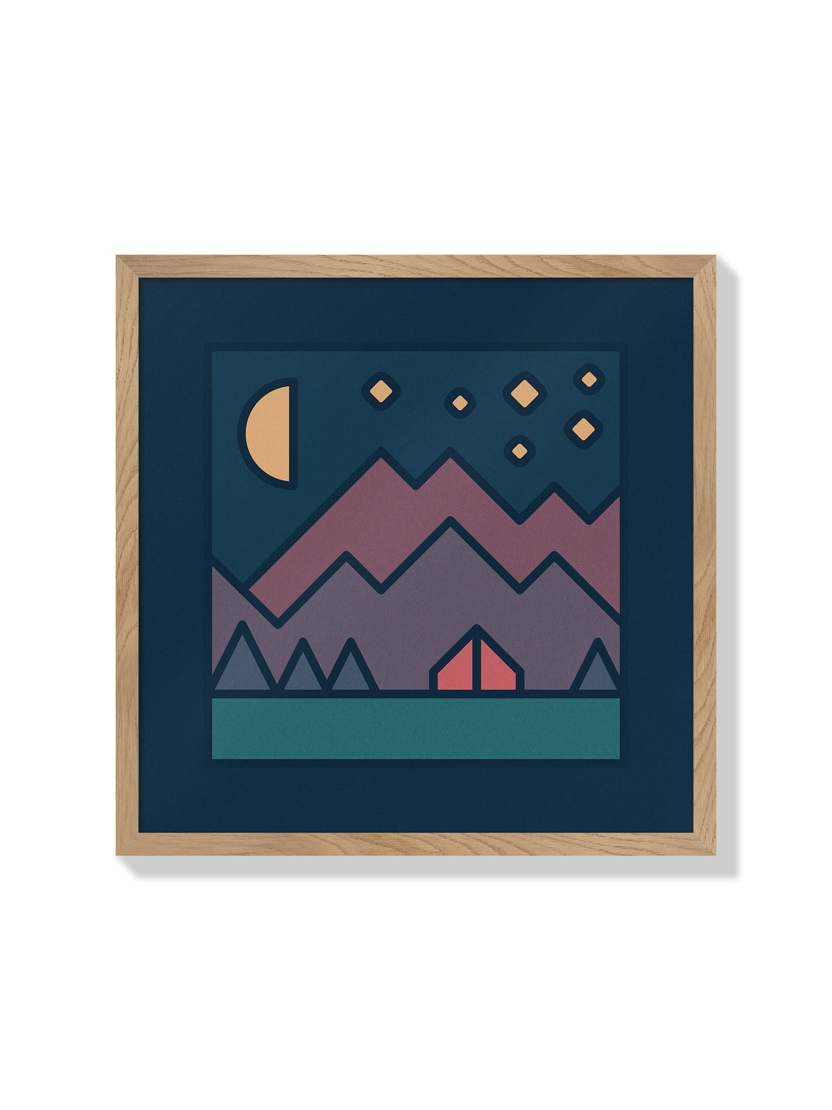 A Night Under the Stars (Miniscape 14) - Rick Crane - Natural Frame |frame=Natural Frame|