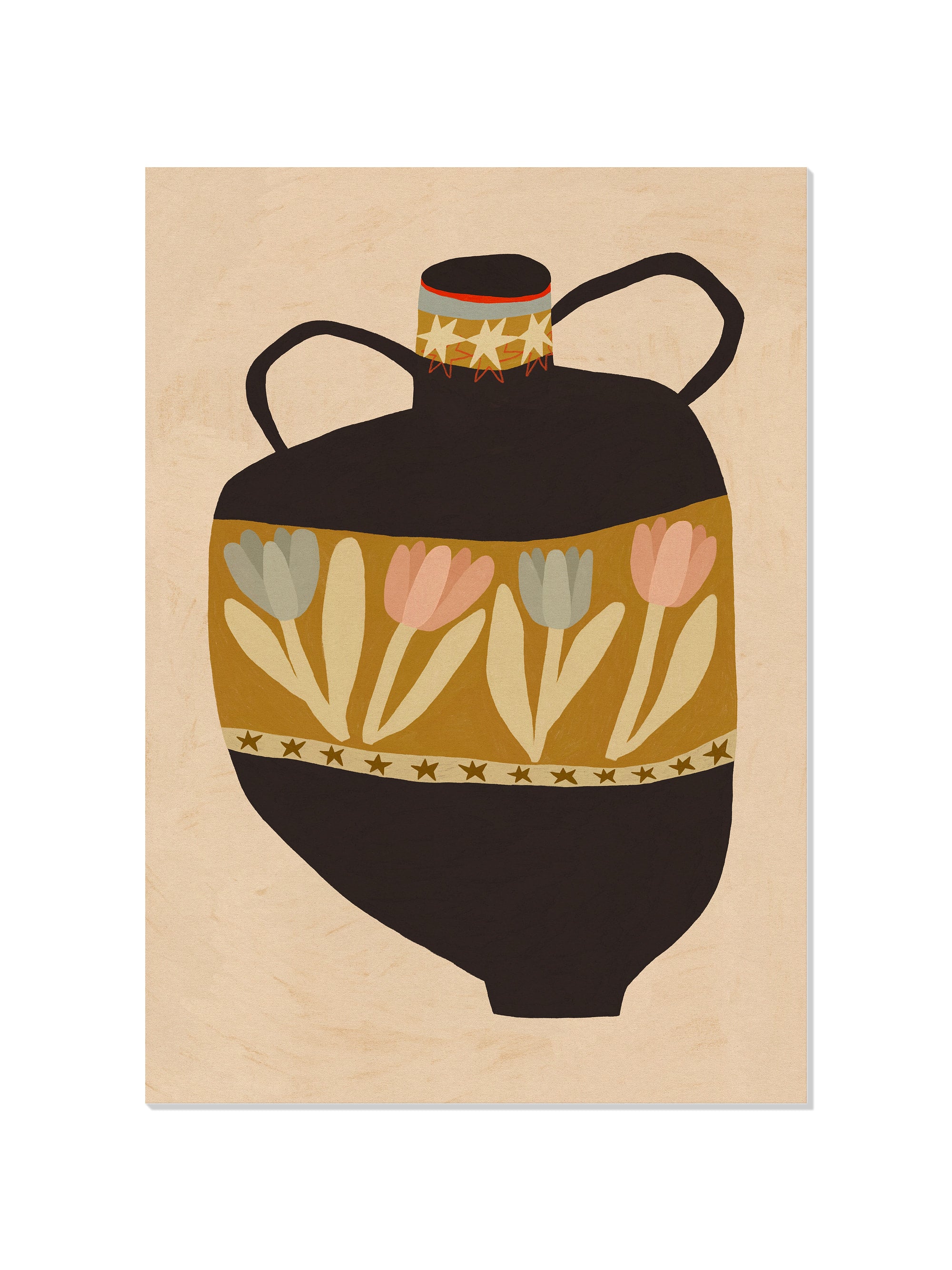 Black Vase - Sophie Deller - Unframed |frame=Unframed|