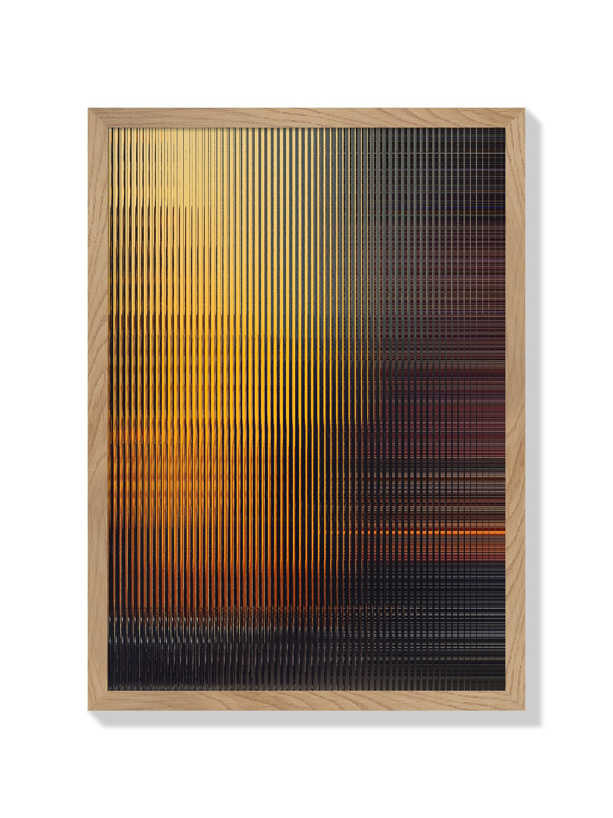 City Through A Window 01 | Glitch 26.425.1 - Aaron Borchardt - Natural Frame |frame=Natural Frame|