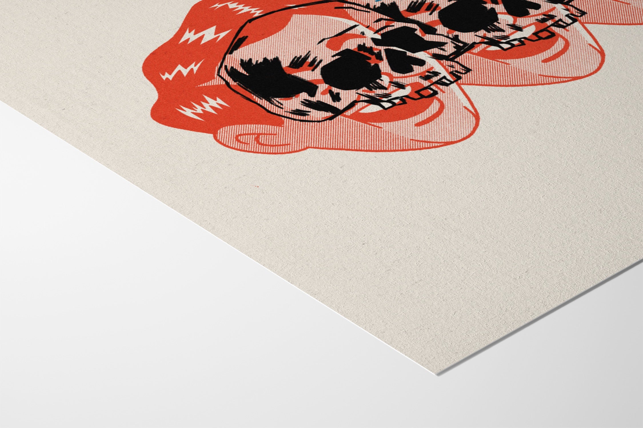 3 Skulls - whatsalexdrawn - Hahnemuhle German Etching 310gsm |frame=Hahnemuhle German Etching 310gsm|
