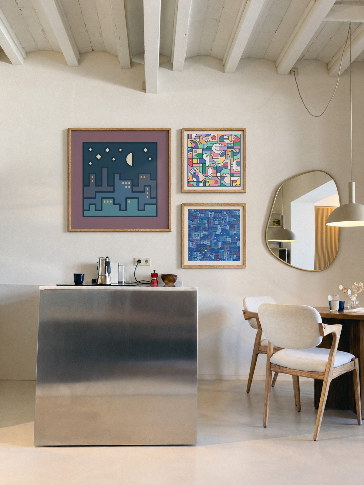 A Night in the City (Miniscape 09) - Rick Crane - 1:1_GWOAK_140926 |type=gallerywall|
