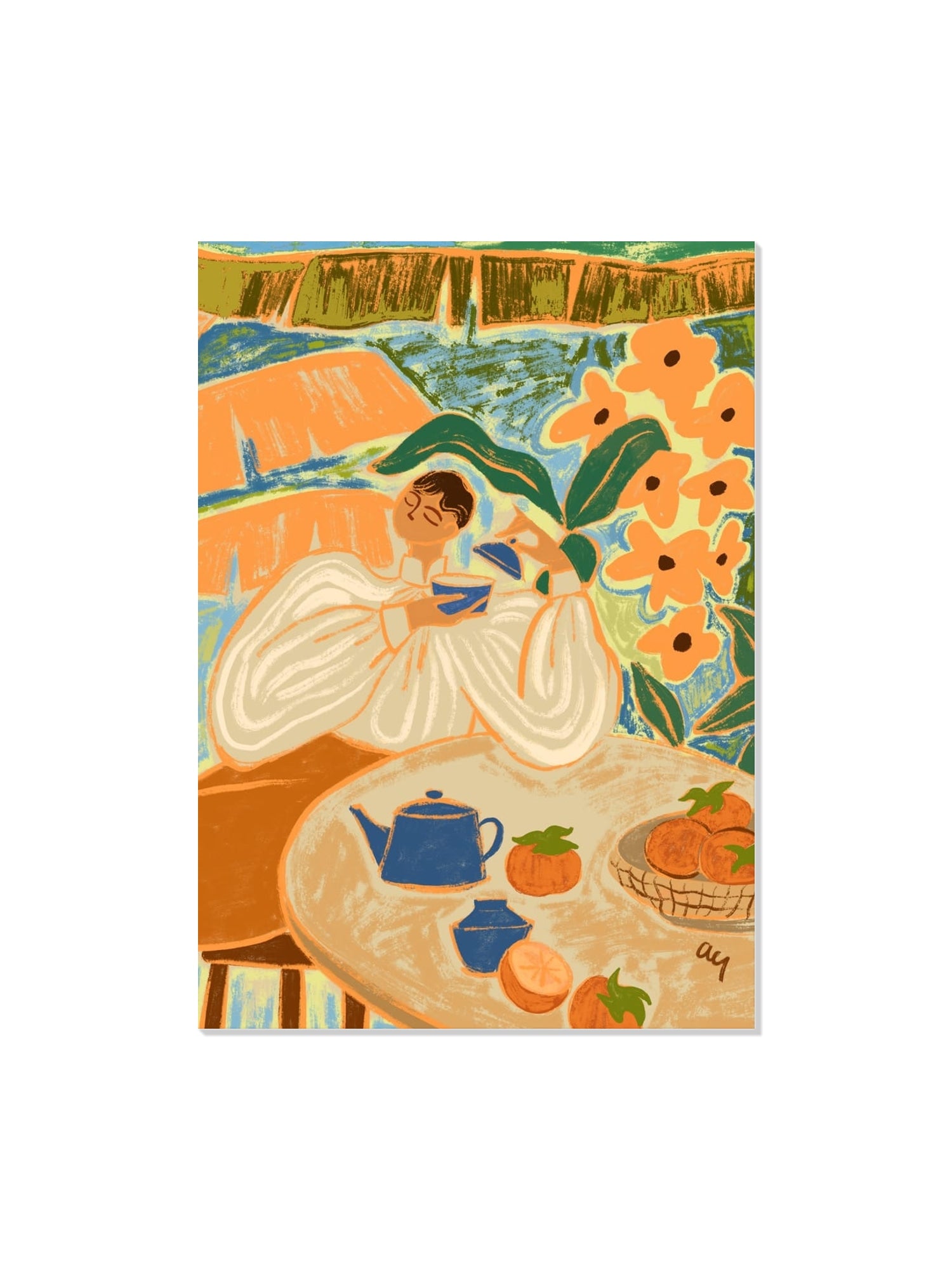 "First Breath" fine art print by Arty Guava, unframed. |frame=Unframed|