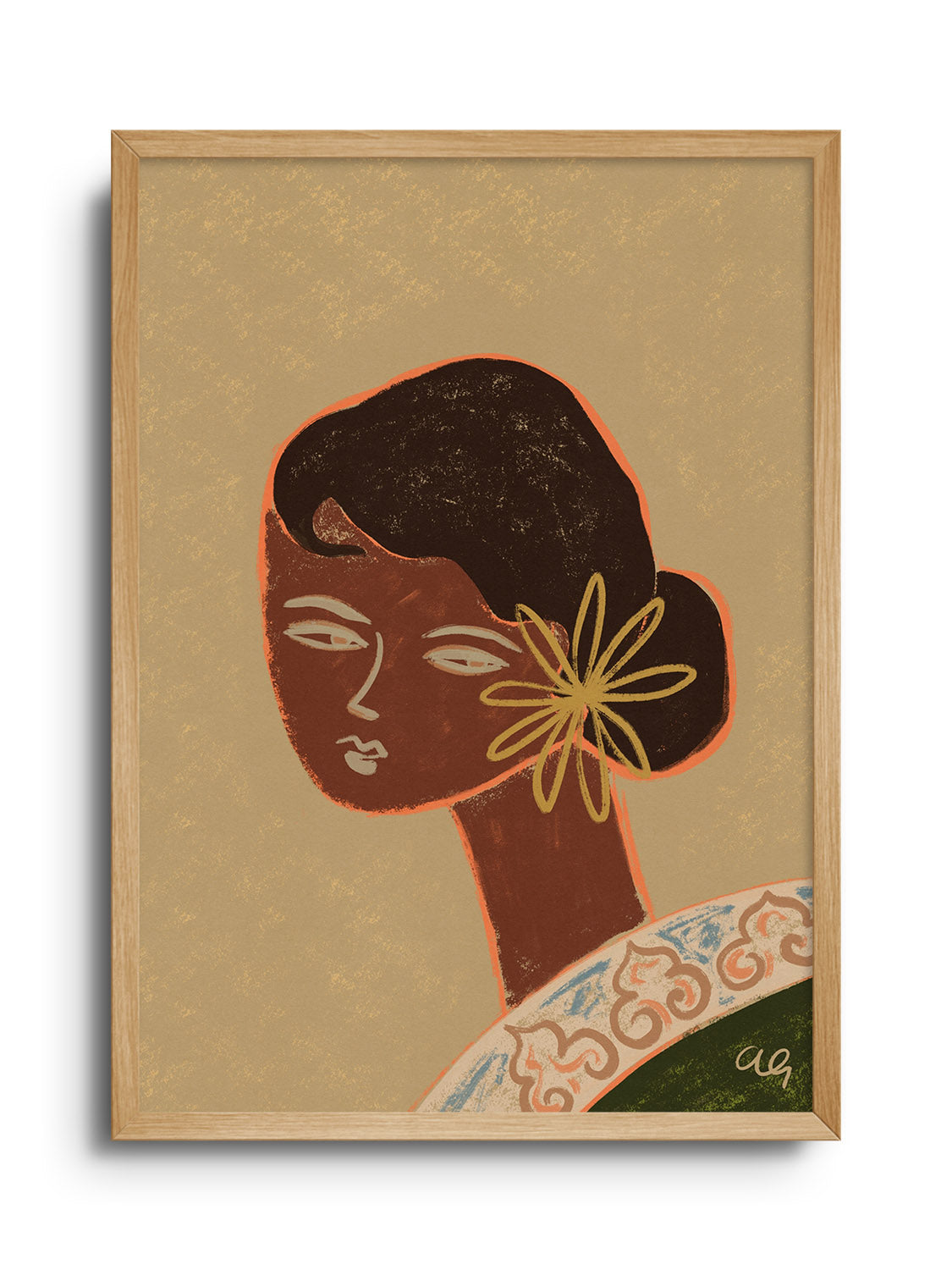 Lady In Green - Arty Guava