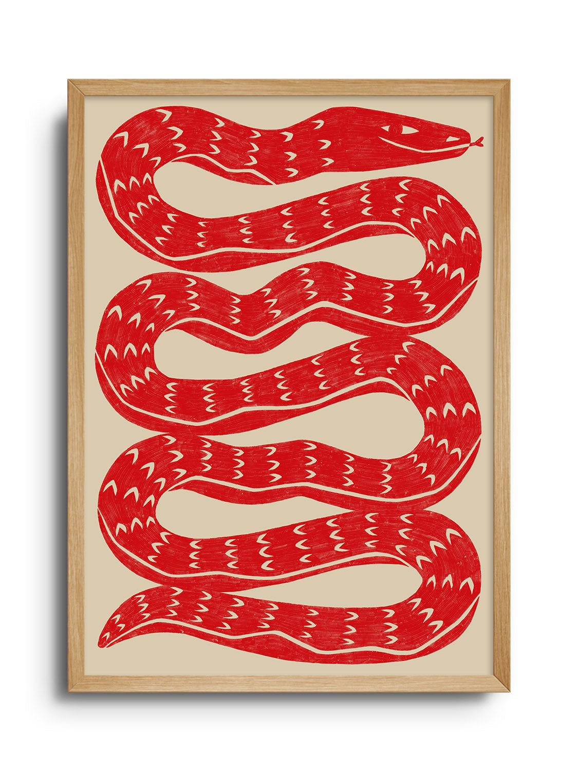 Snake - Red - Manne Jalilian