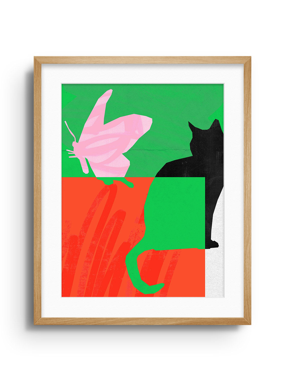 Cat and Butterfly - Sian Roper