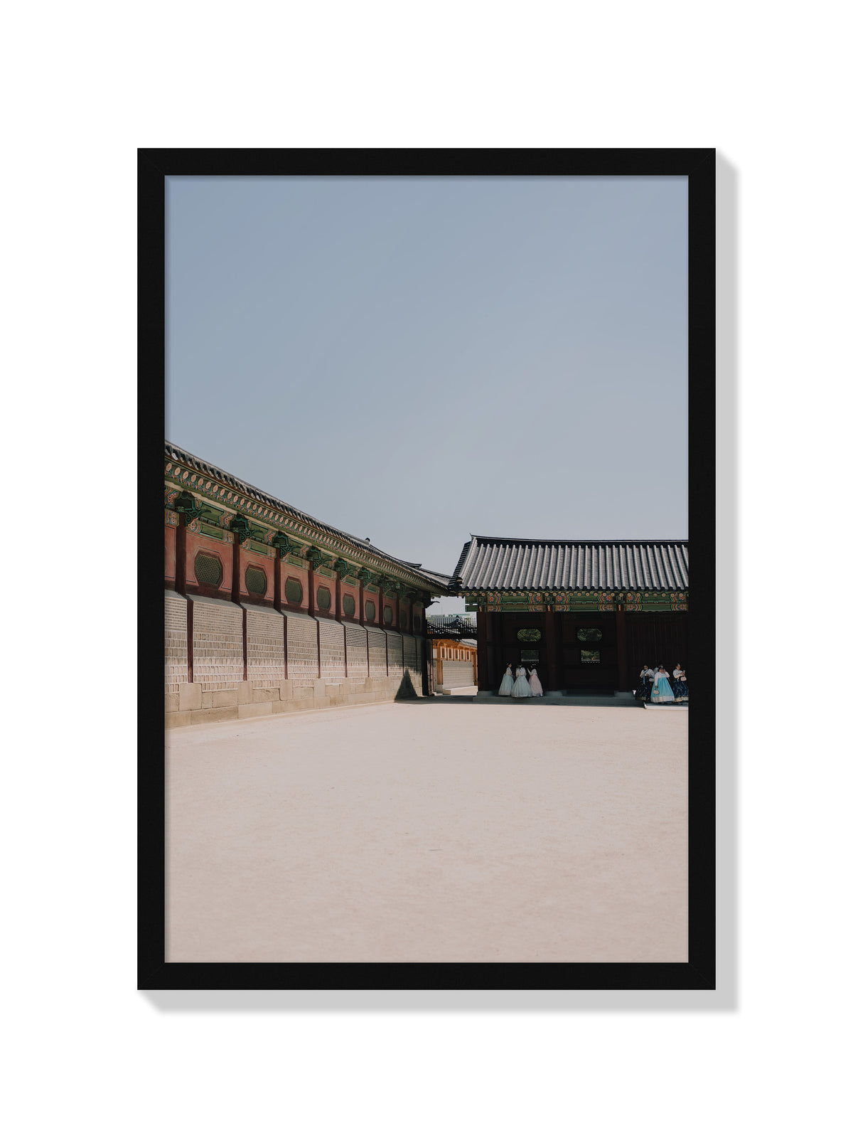 Korean Temple Wall - Jonny Gleason - Black Frame |frame=Black Frame|