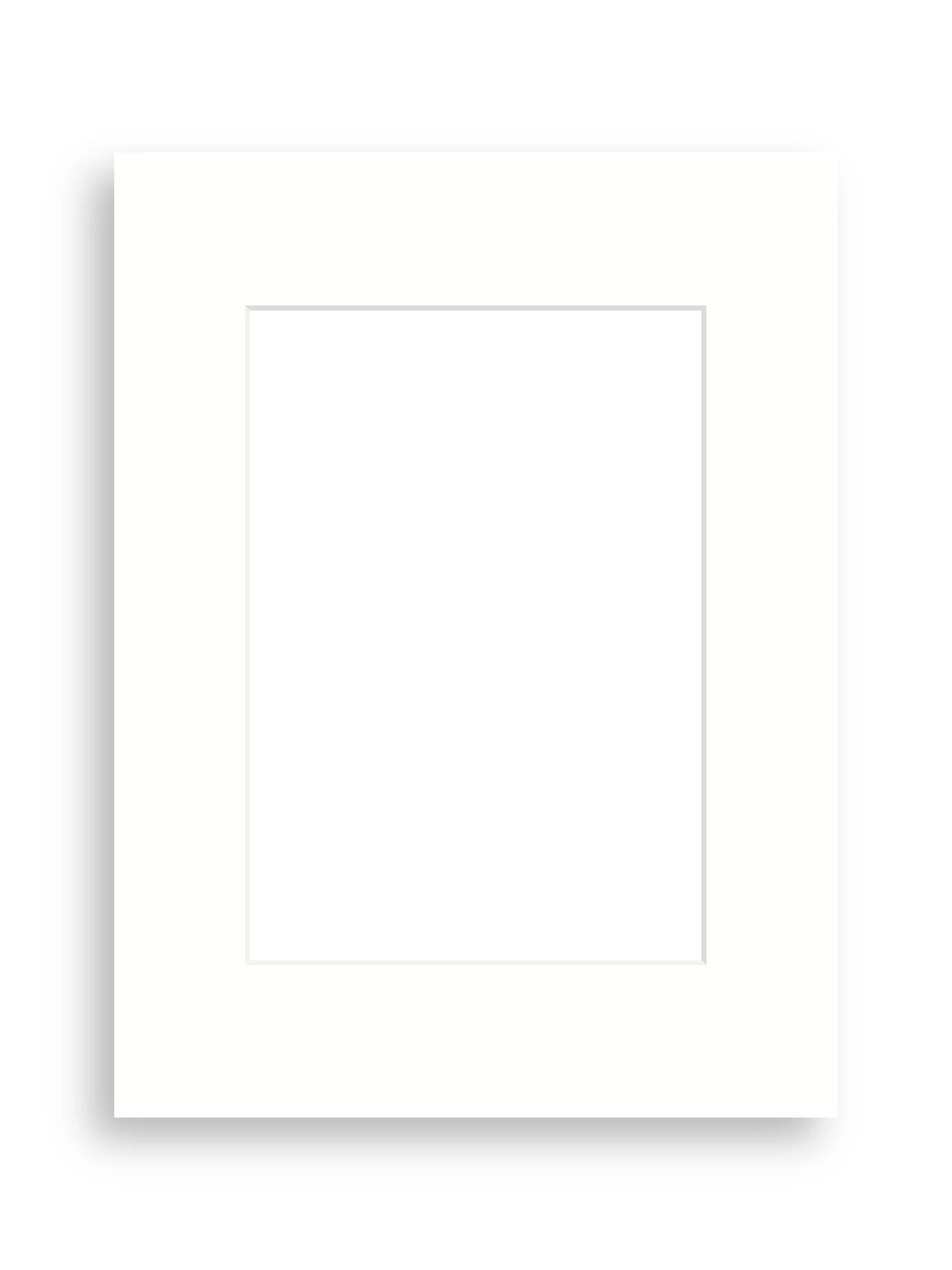 45×60cm picture mount board for A3 artwork in Snow White