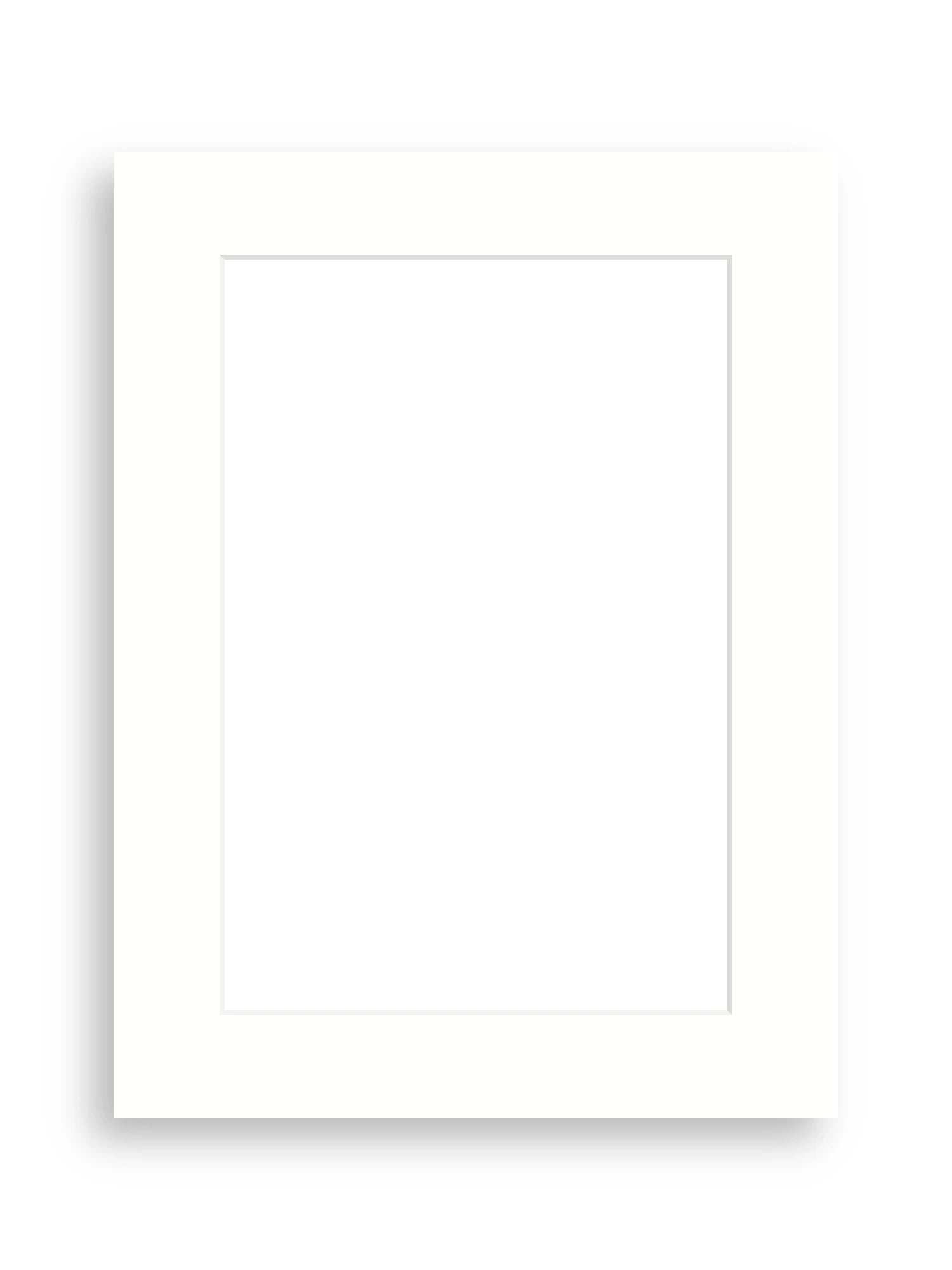 45×60cm picture mount board for A3 Plus artwork in Snow White