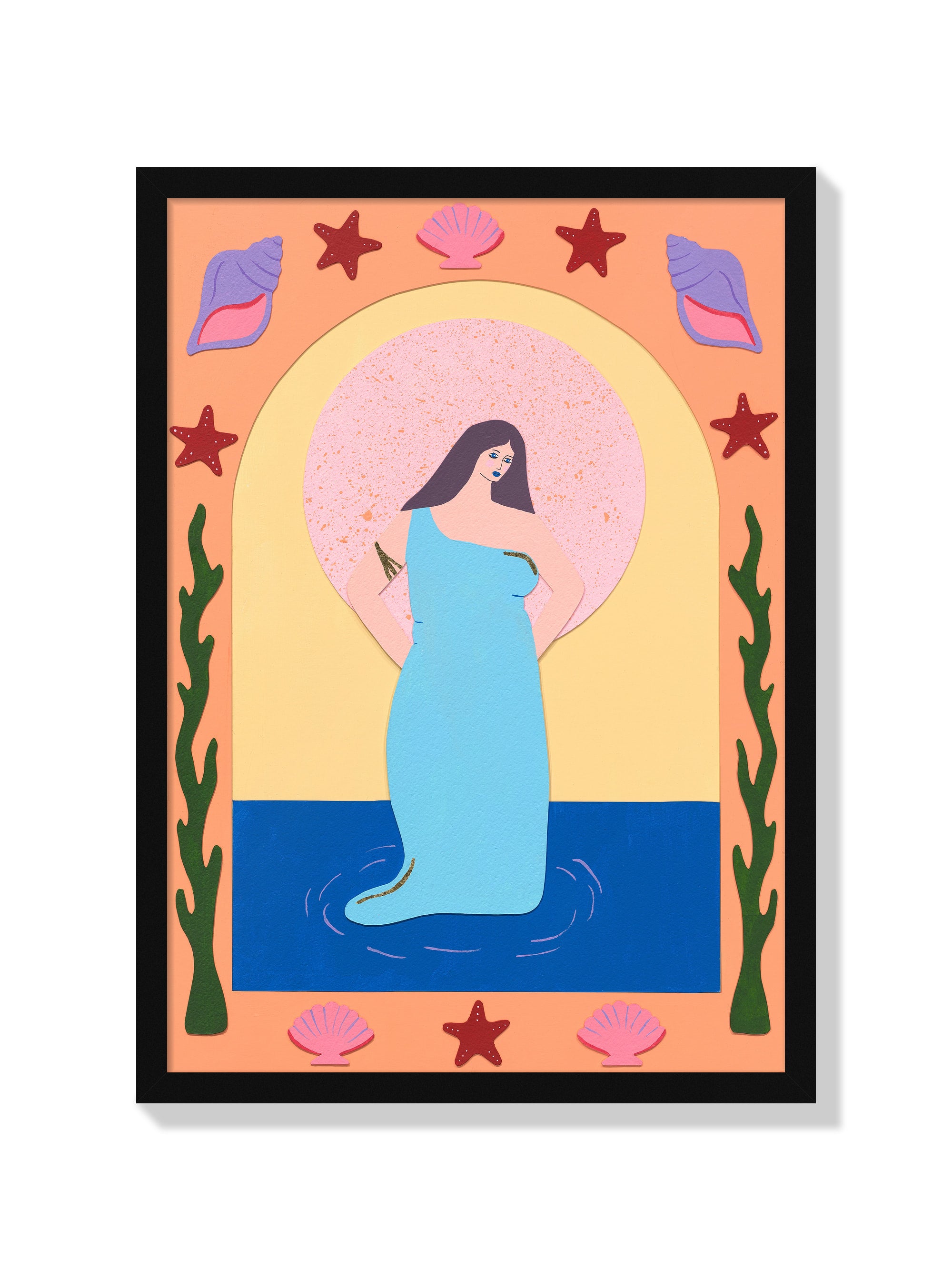 Ocean Goddess - Studio Flos - Black Frame |frame=Black Frame|