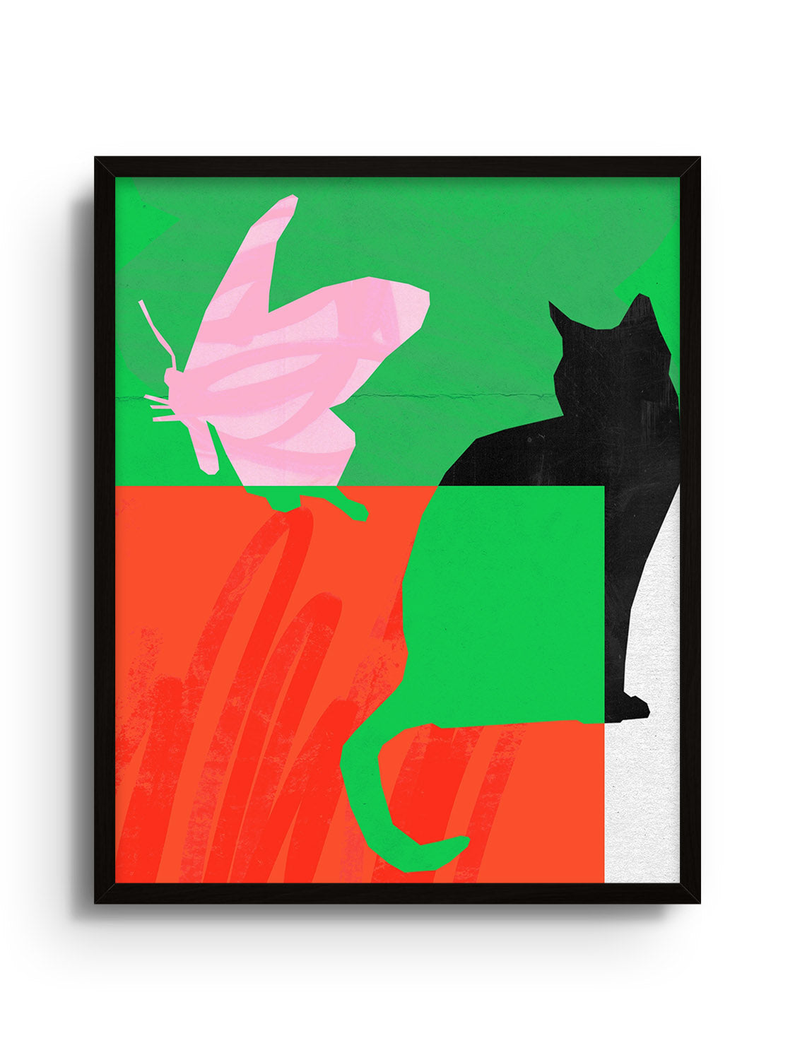 Cat and Butterfly - Sian Roper