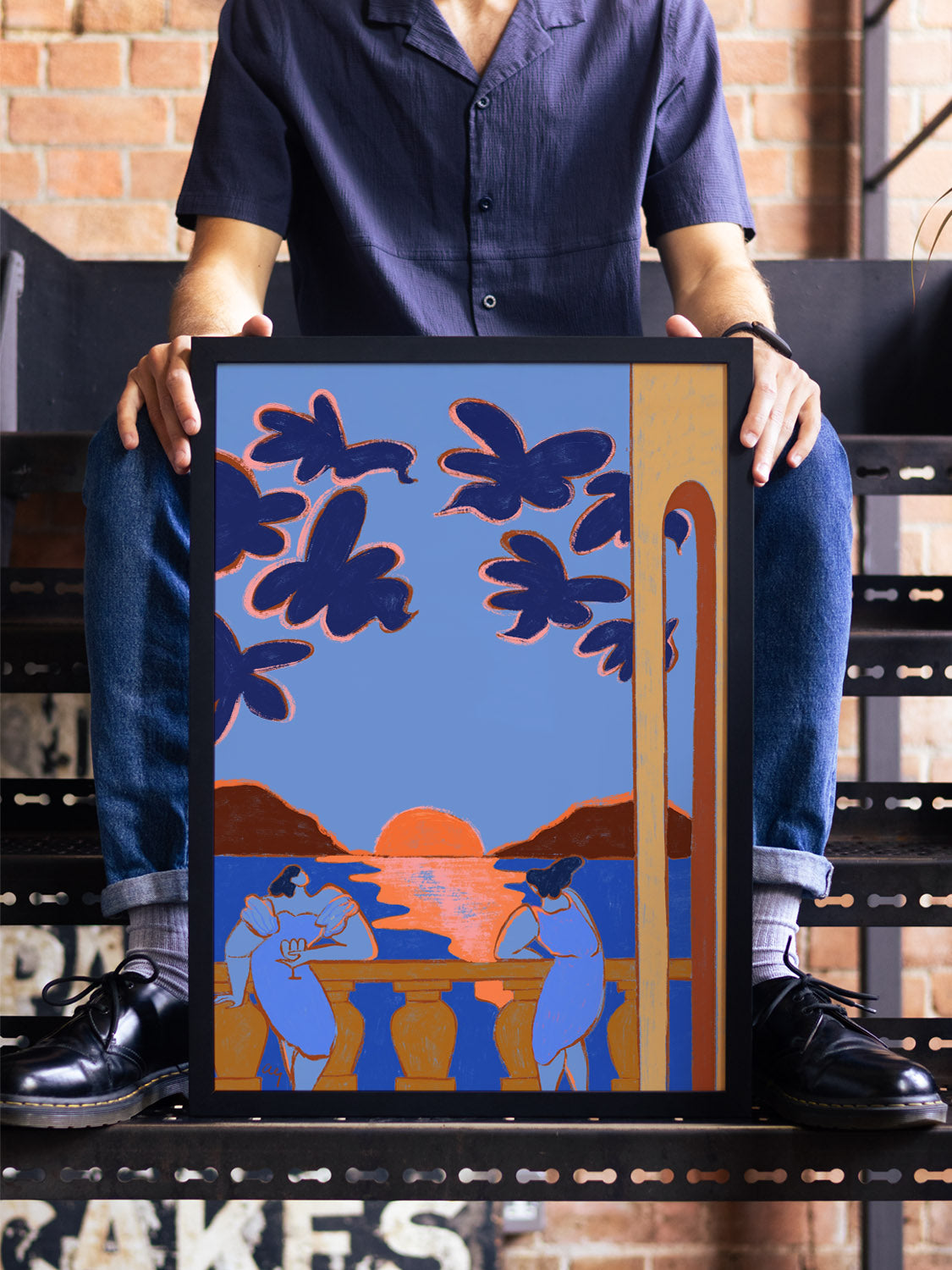 Conversation at Dusk - Arty Guava