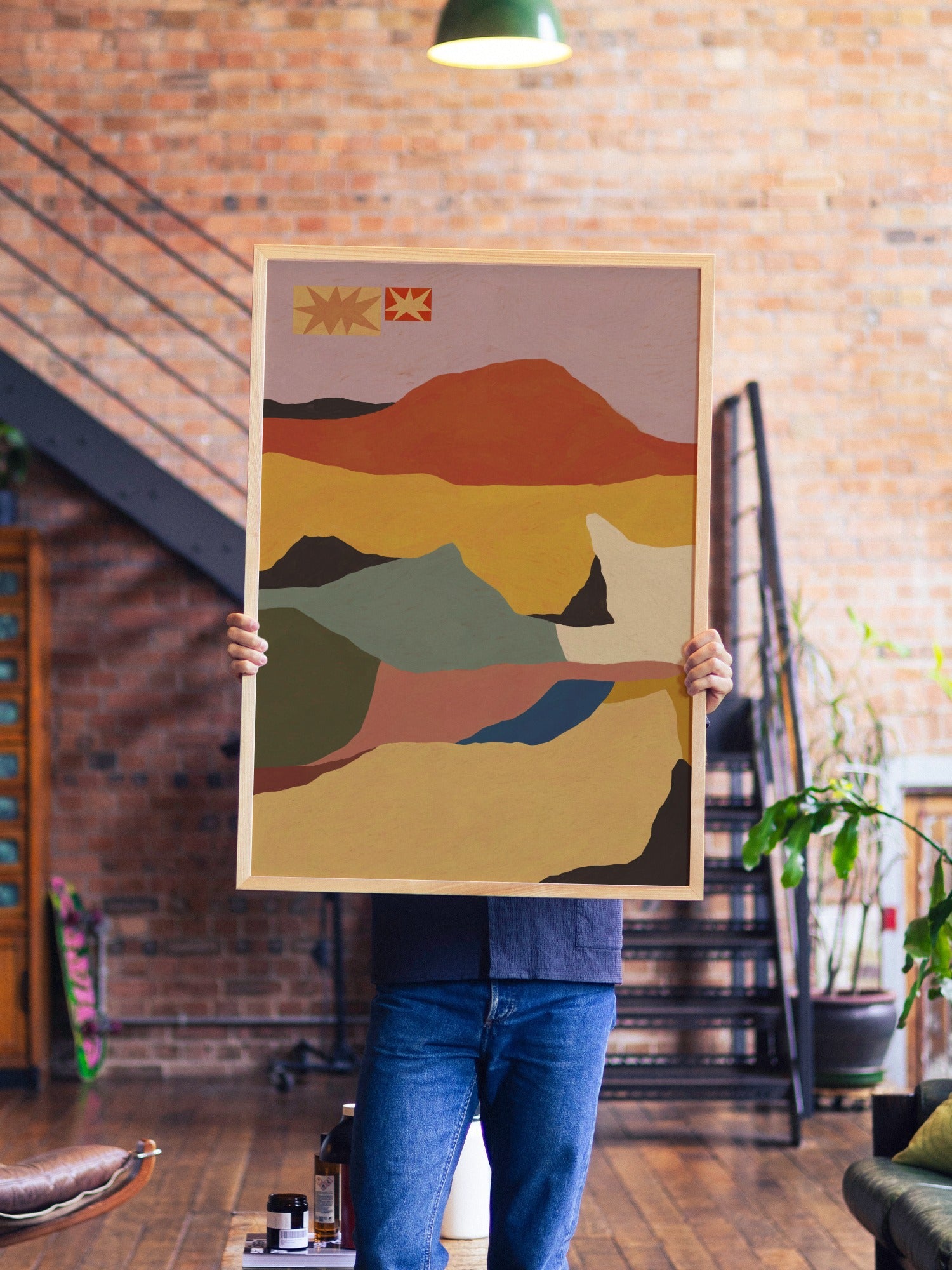 Abstract Landscape With Stars - Sophie Deller - A1_Natural_29 |type=lifestyle|