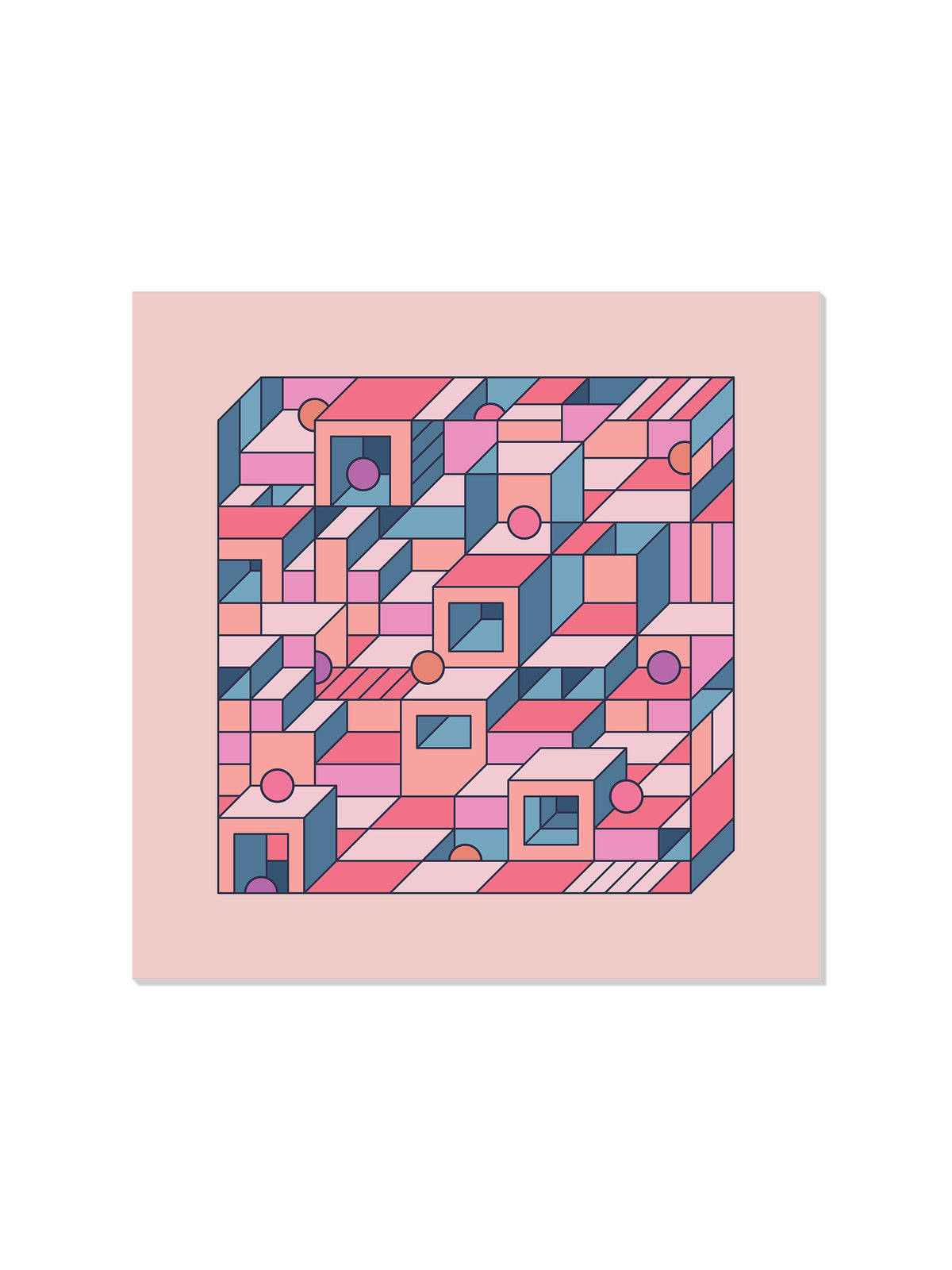 Mental Block 04 - Rick Crane - Unframed |frame=Unframed|