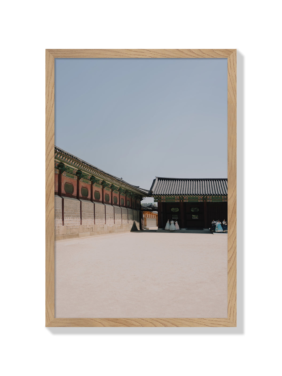 Korean Temple Wall - Jonny Gleason - Natural Frame |frame=Natural Frame|