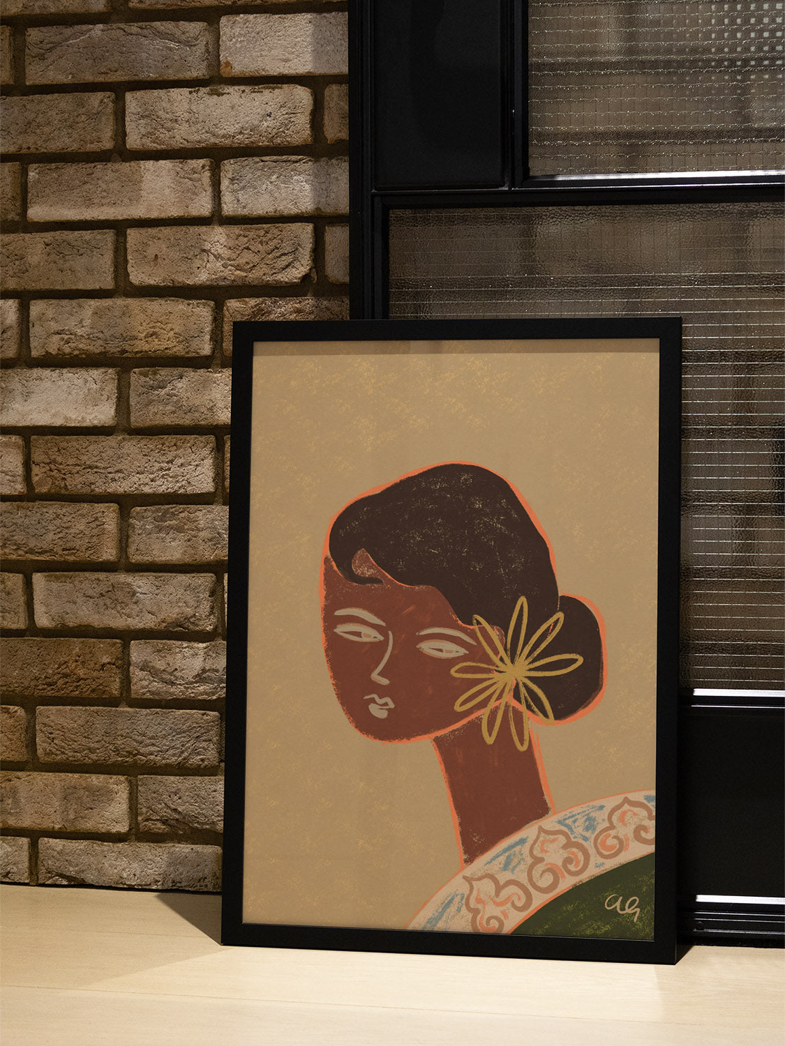 Lady In Green - Arty Guava