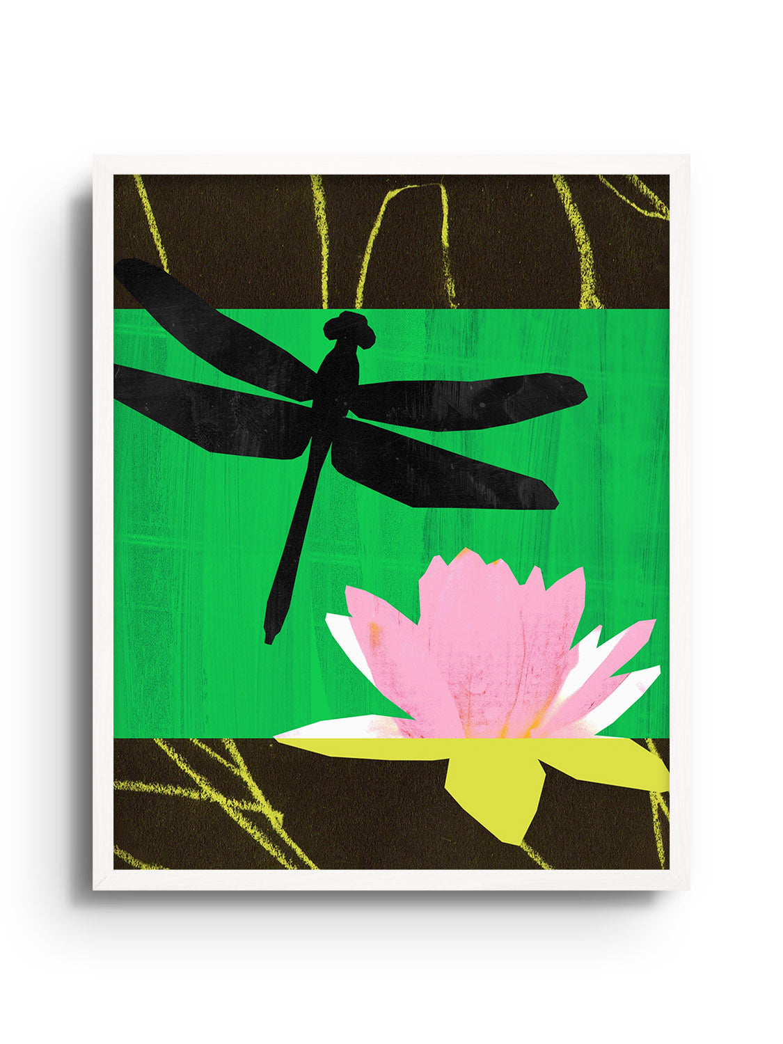 Dragonfly and Lotus - Sian Roper