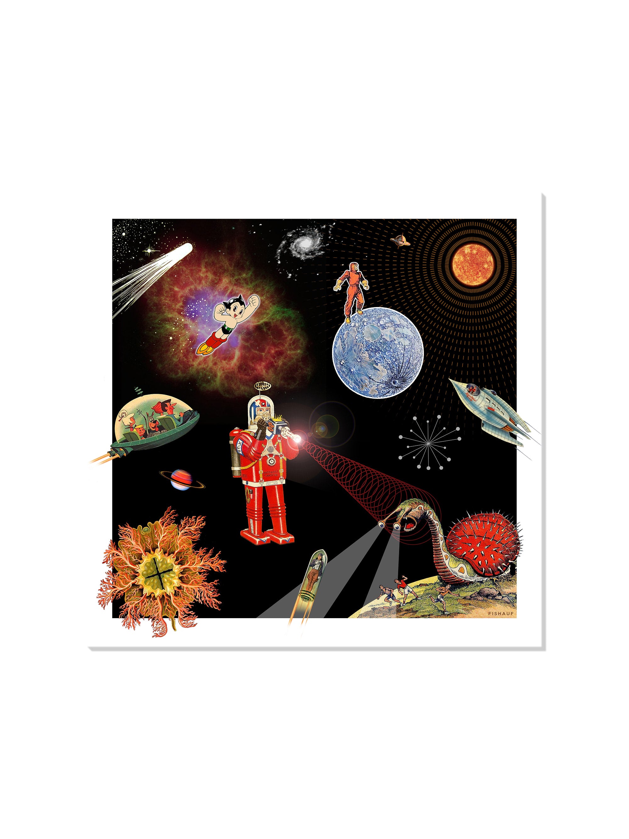 ADVENTURES IN SPACE - Louis Fishauf - Unframed |frame=Unframed|