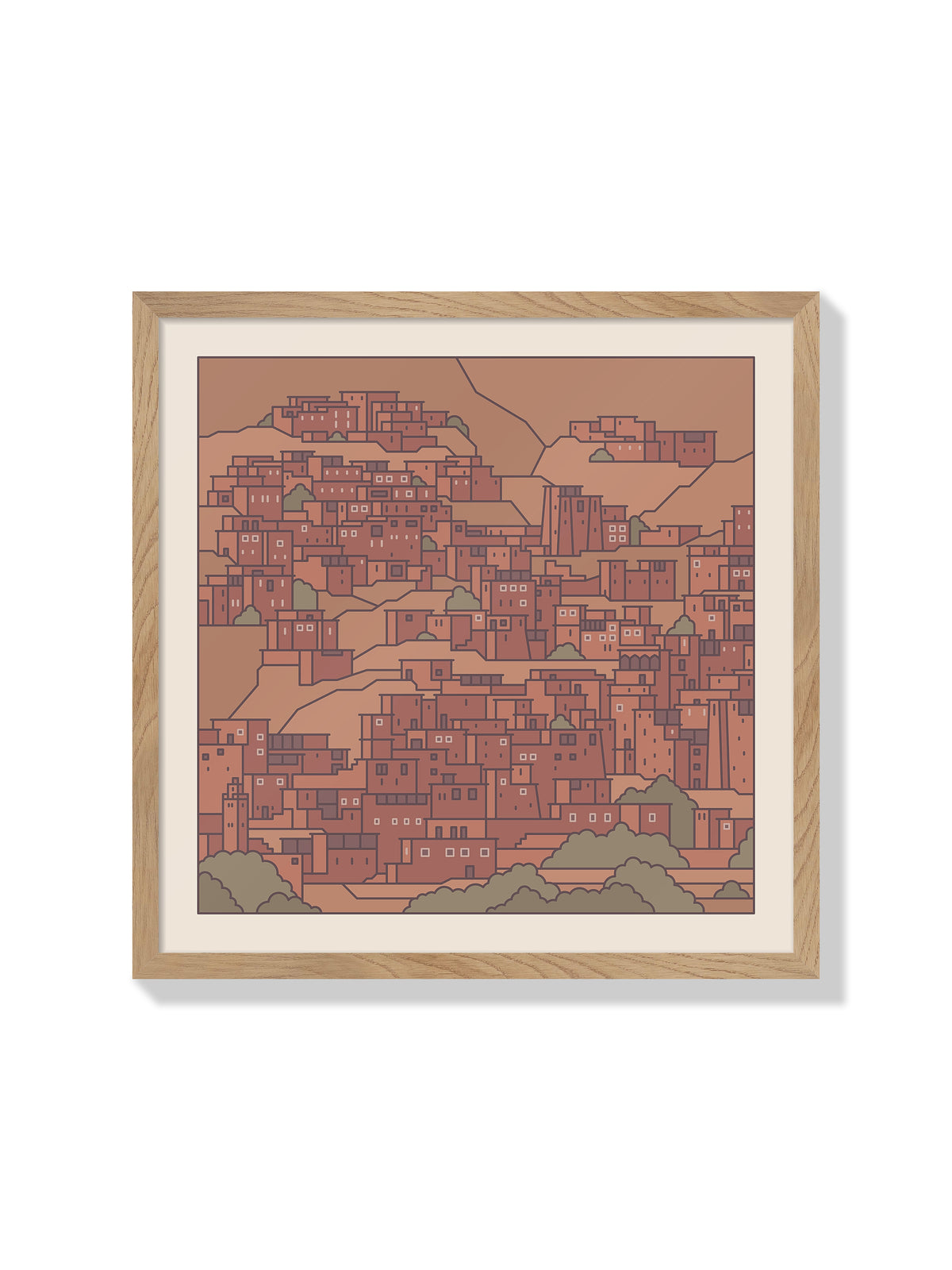 Settlements 14 – Berber Village, Morocco - Rick Crane - Natural Frame |frame=Natural Frame|