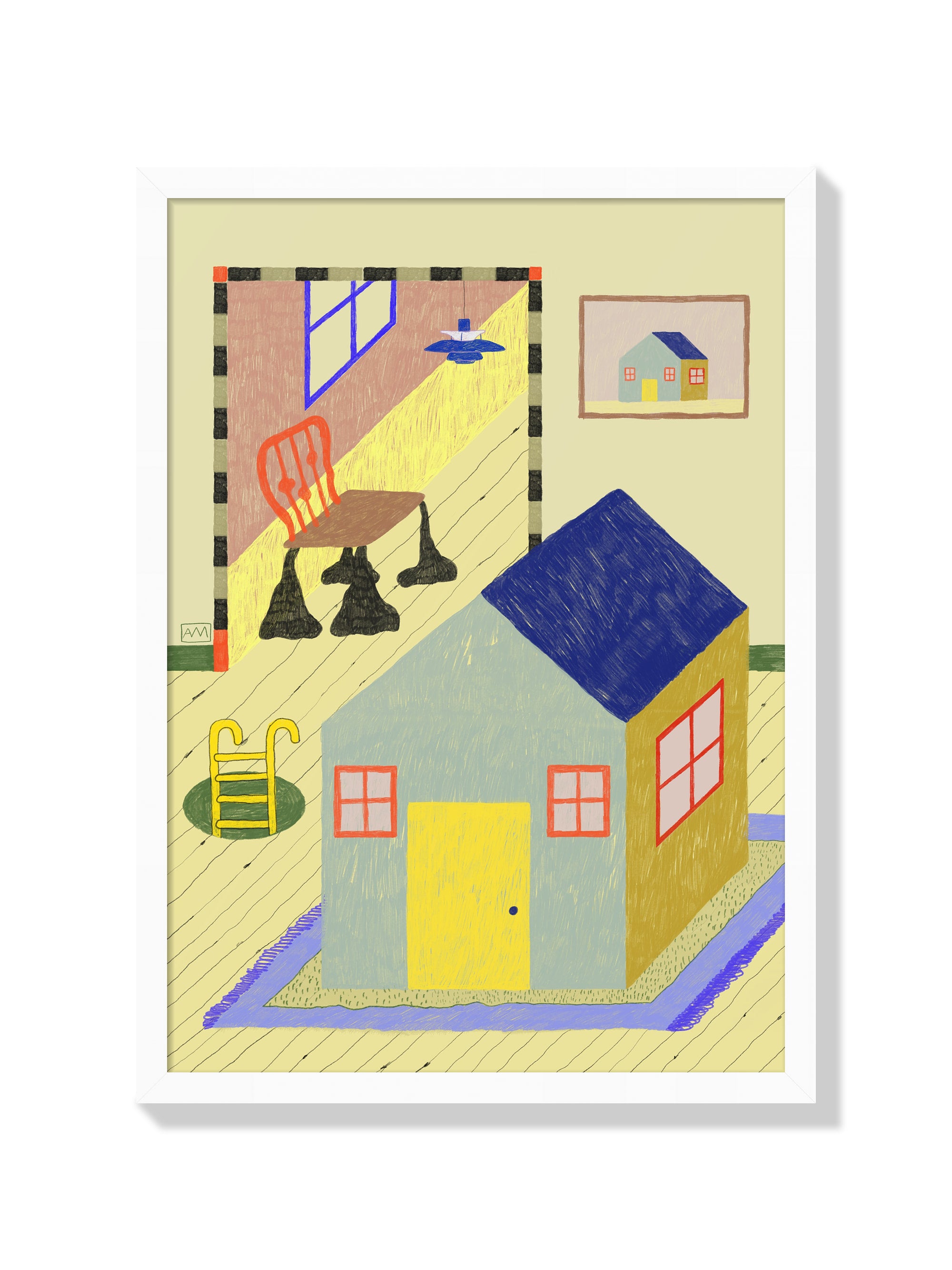 HOUSE IN A HOUSE - Agata Malinowska - White Frame |frame=White Frame|