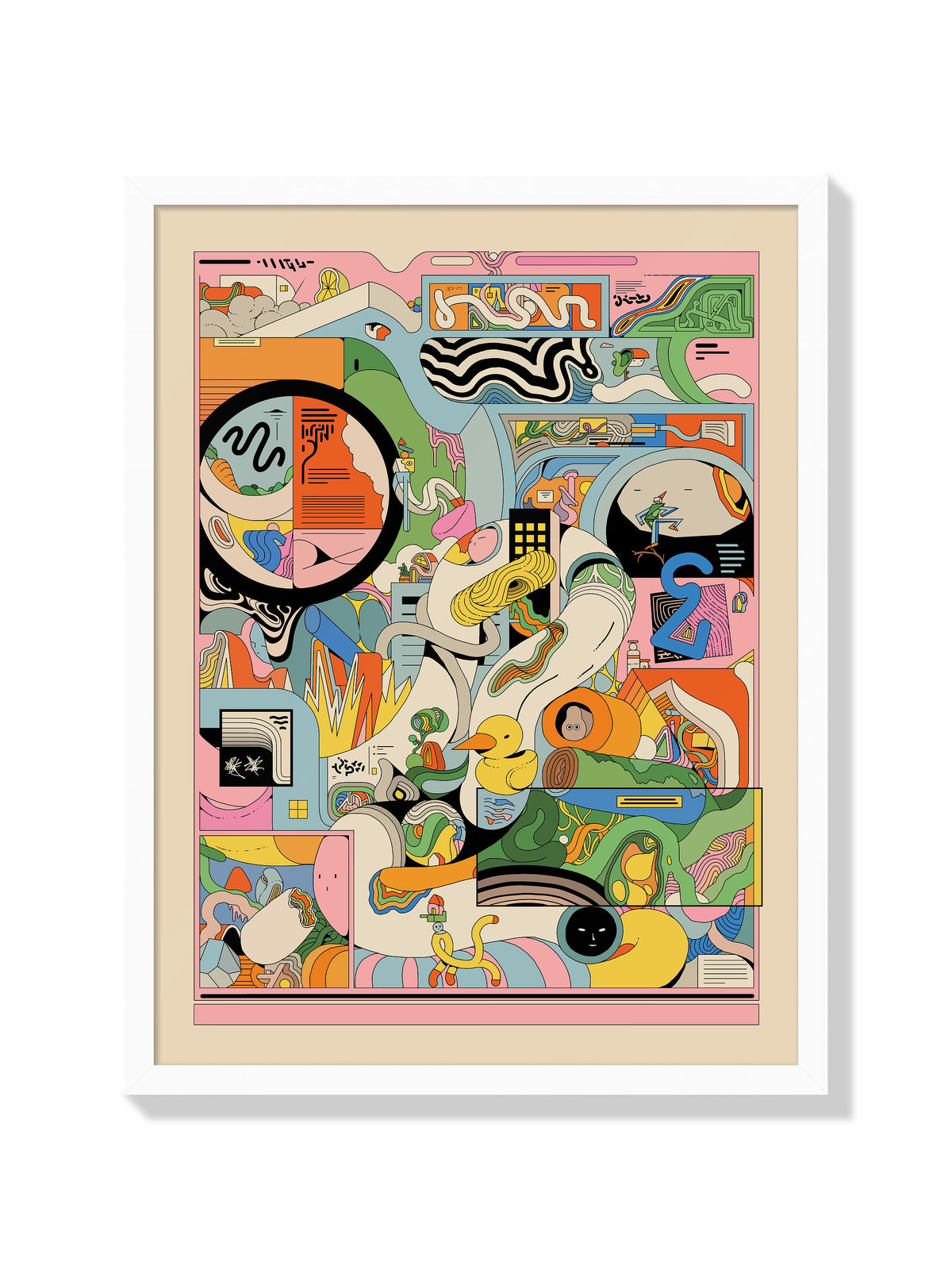 Duck Park - Ori Toor - White Frame |frame=White Frame|