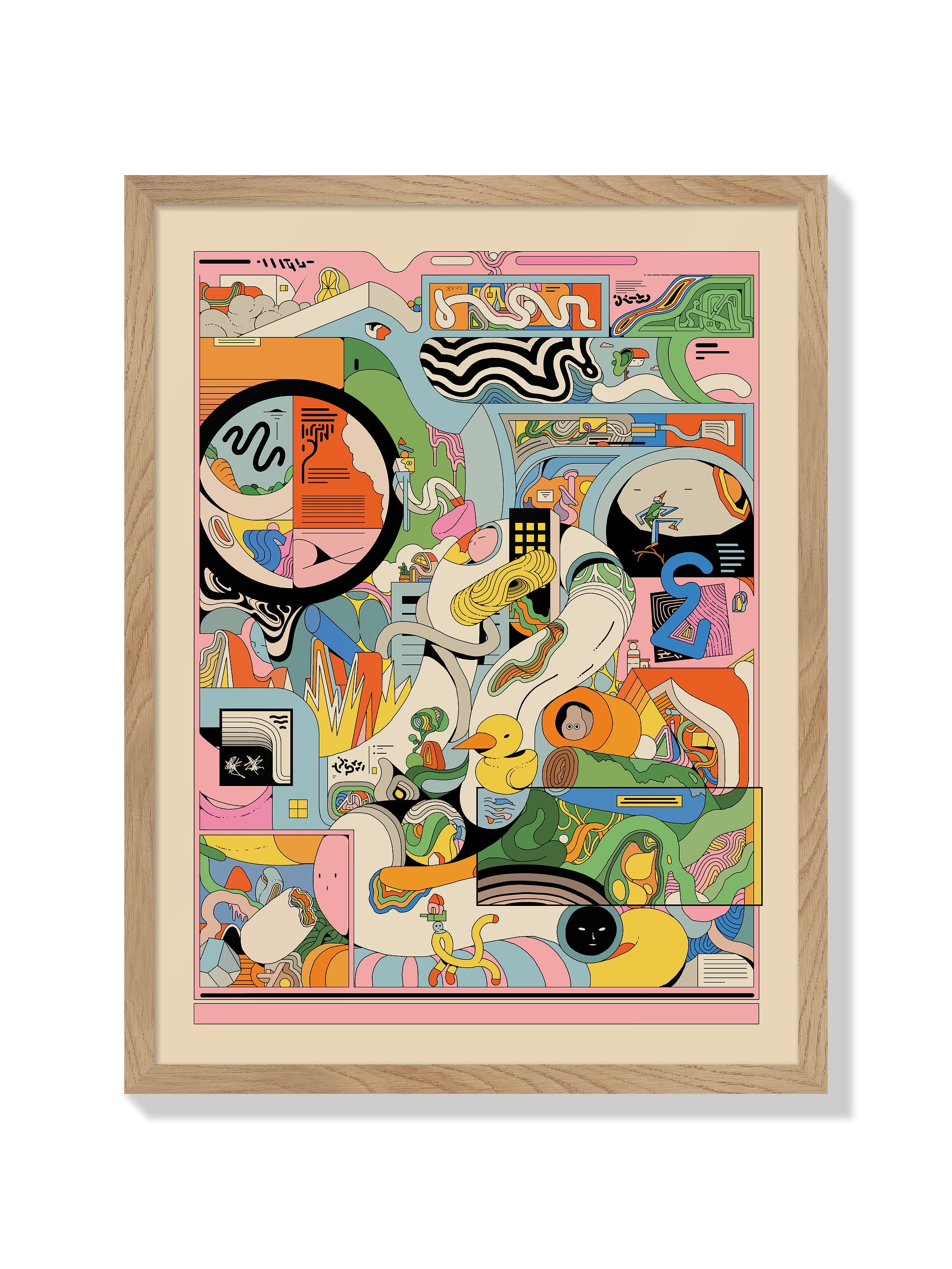 Duck Park - Ori Toor - Natural Frame |frame=Natural Frame|