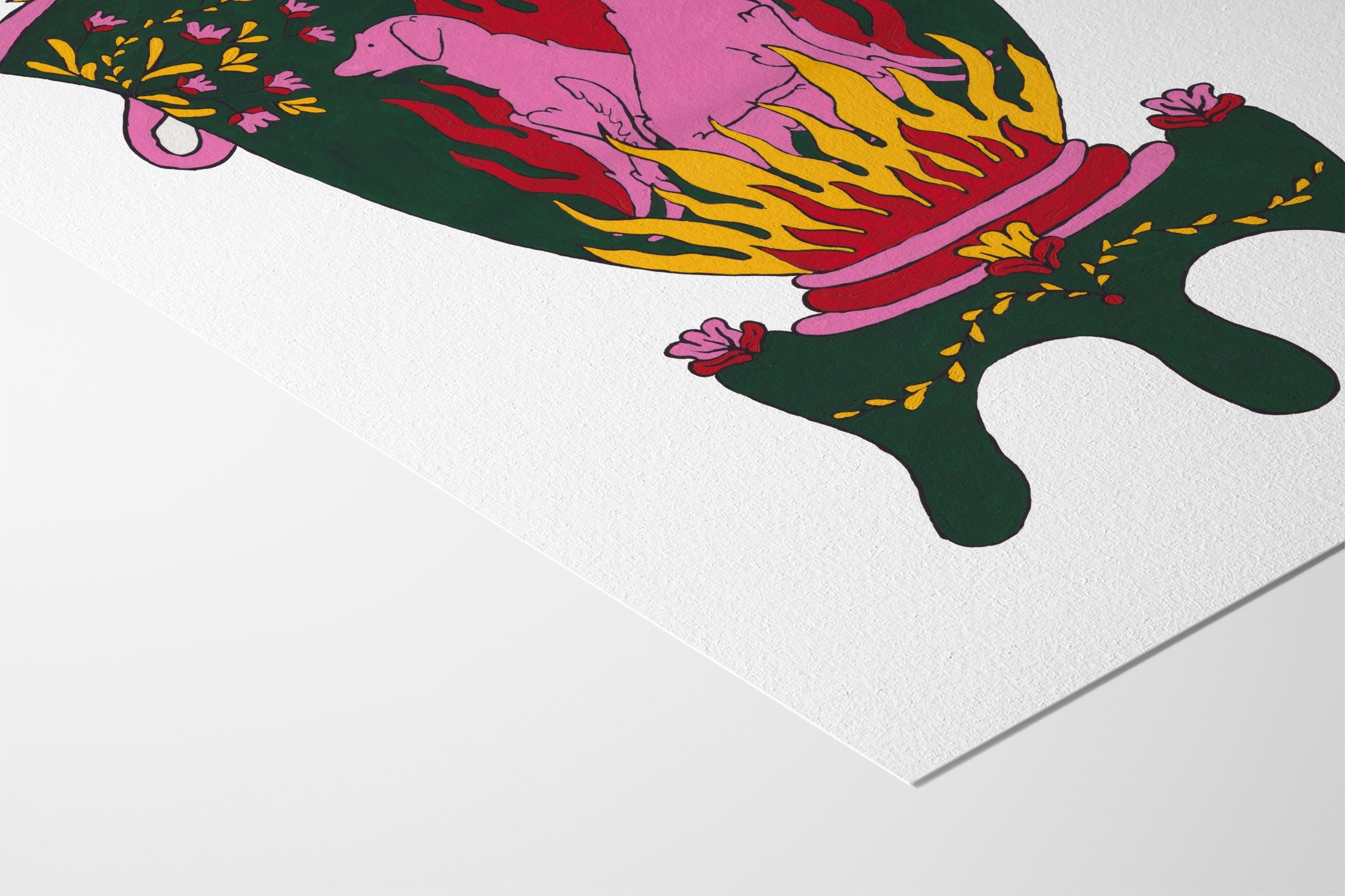 Guardians of the Flame - Maria Barrera - Hahnemuhle German Etching 310gsm |type=lifestyle|